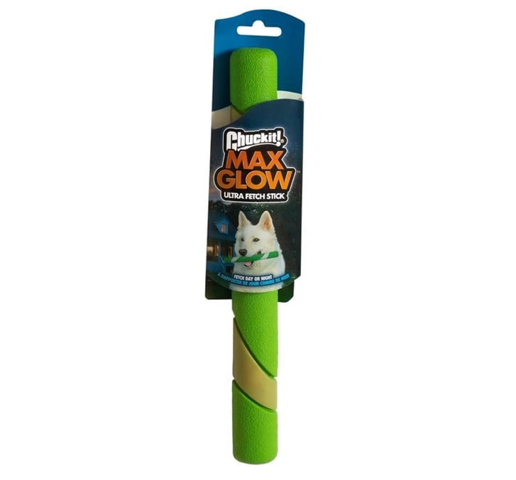 Chuckit! Max Glow Ultra Fetch Stick Gece Parlayan Köpek Oyuncağı image 0