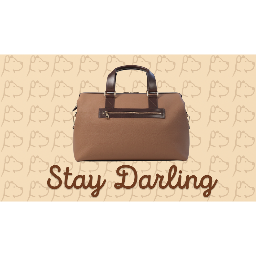 Stay Darling Vegan Deri Köpeğim ile Seyahat Çantası image 10