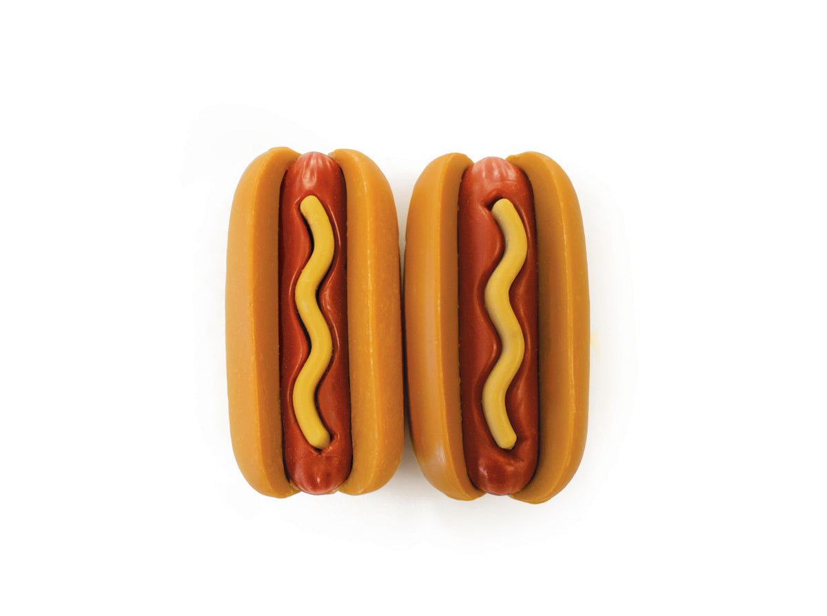 Hot Dog Şeklinde Rawhide İçermeyen Köpek Ödül Maması M-Pets BBQ Kings Hot Dog