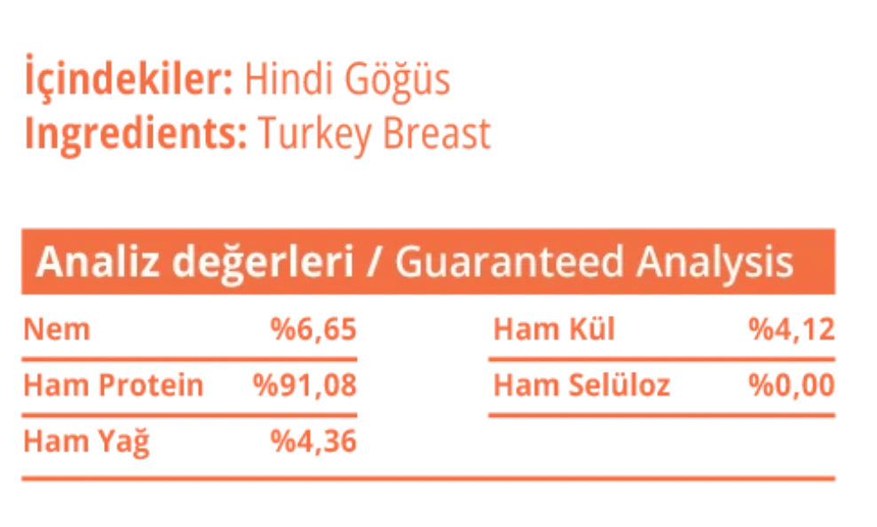 Rawme Doğal Hindi Göğüs Küpleri 40gr image 3