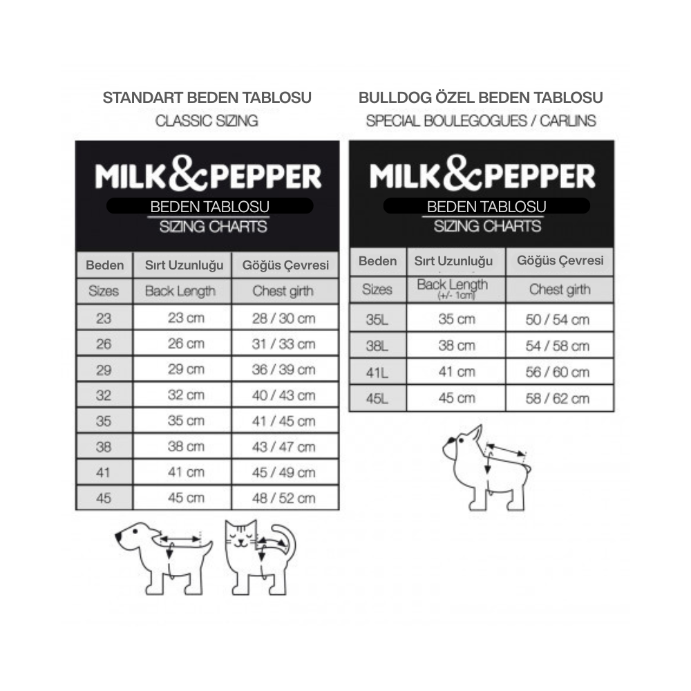 Milk & Pepper Auguste Tasma Halkalı Köpek Montu image 4