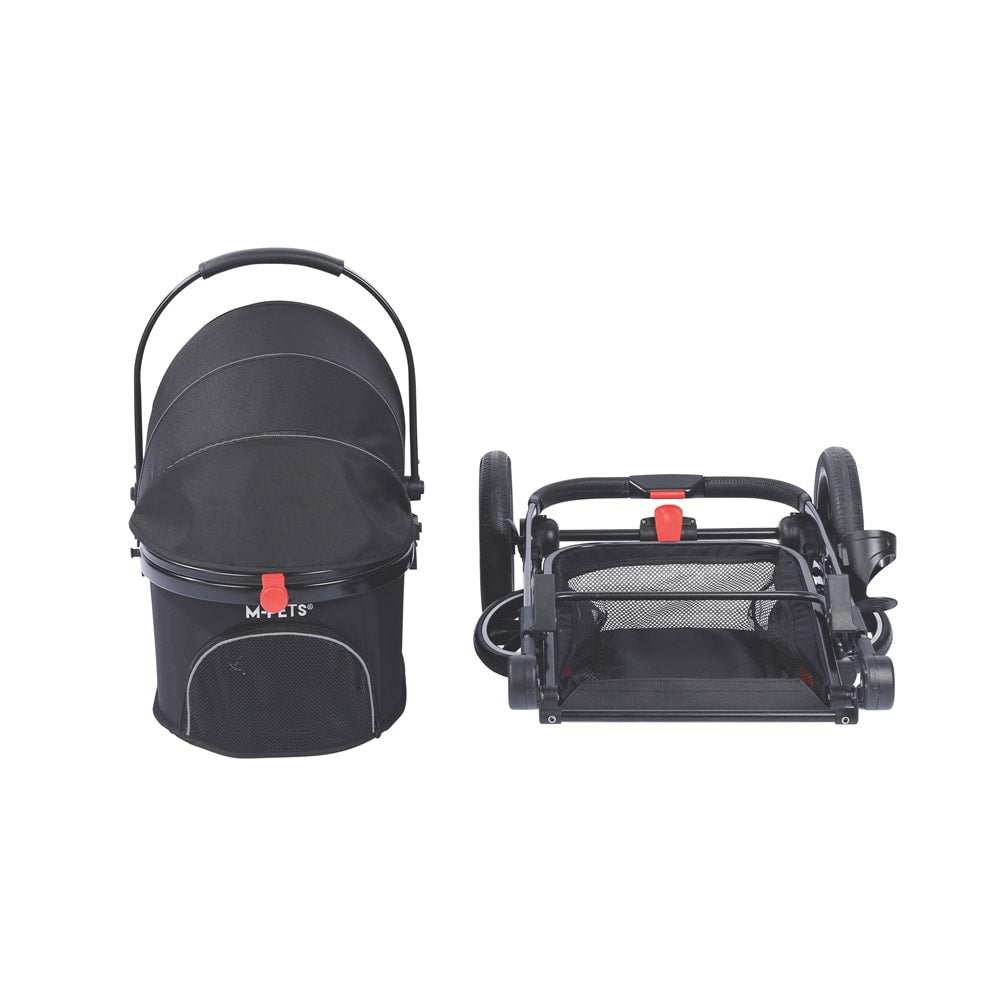 M-PETS Conquest Pet Stroller Kedi/Köpek Arabası image 5