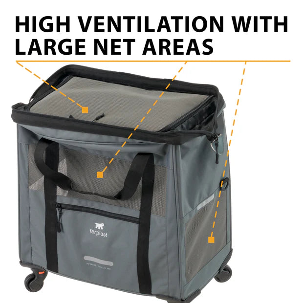 Ferplast Voyager Trolley 450 Kedi/Köpek TekerlekliTaşıma Çantası image 2