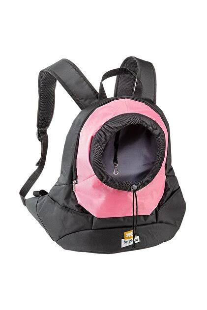 Ferplast Kangoo Pembe Sırt Köpel Taşıma Çantası