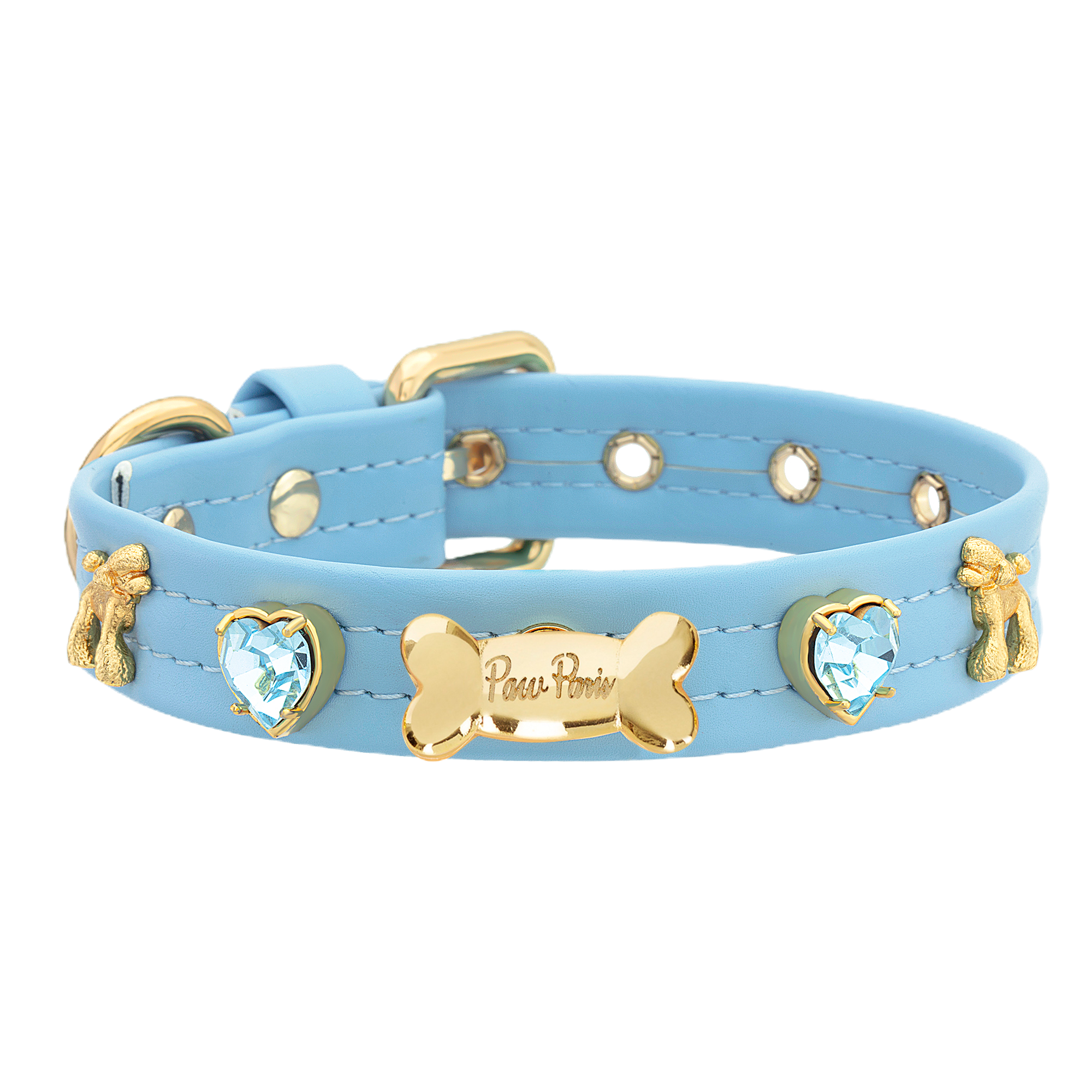 Paw Paris Blue Poodle Boyun Tasması image 0