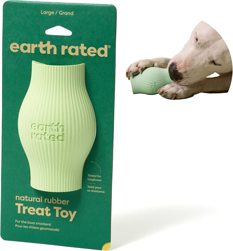Ödül Dolduruleblir Kauçuk Köpek Oyuncağı Earth Rated Treat Toy