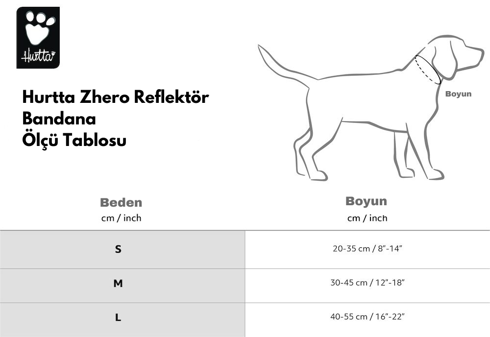 Hurtta Zhero Reflektör Bandana image 6