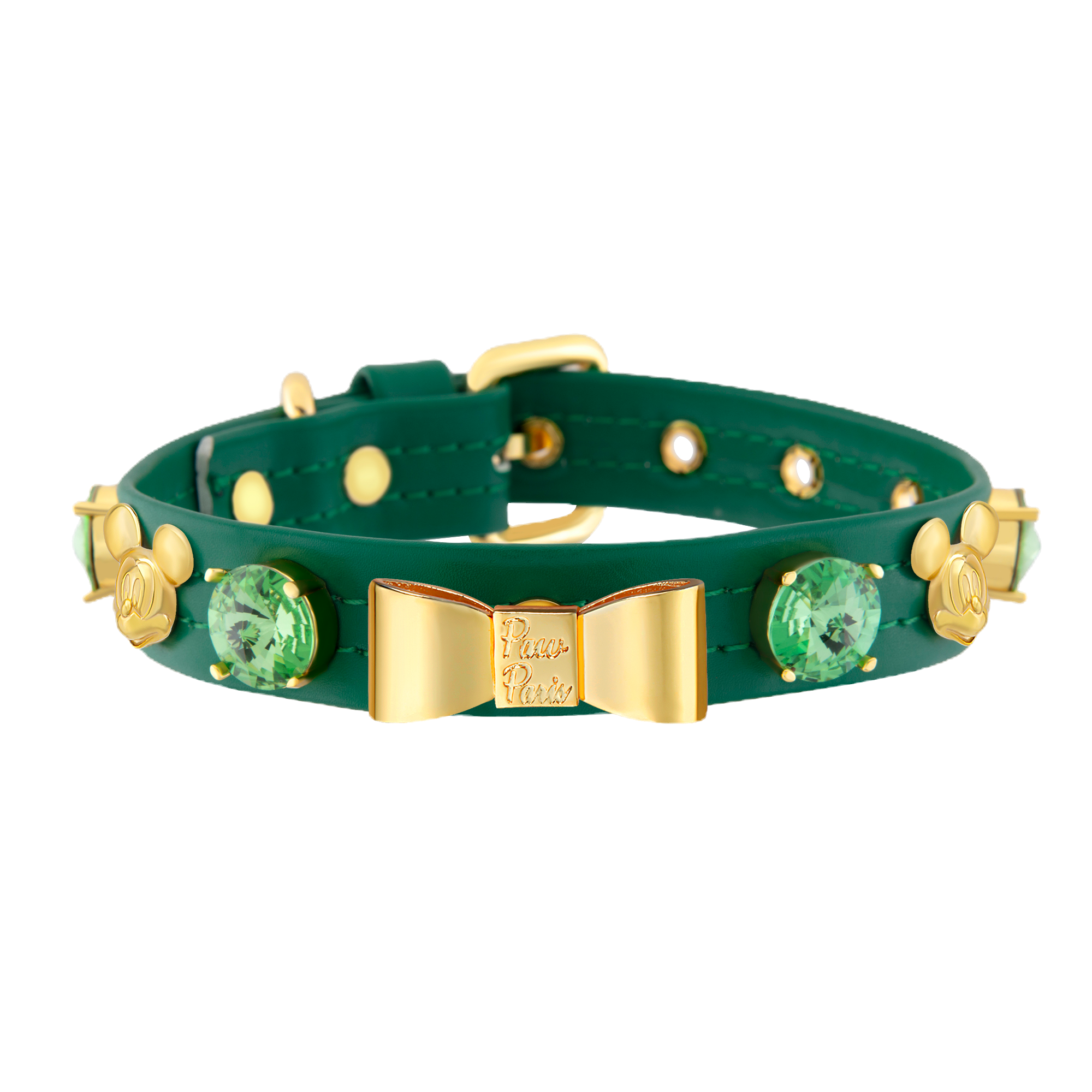 Paw Paris Green Mickey Bonnie Boyun Tasması image 0
