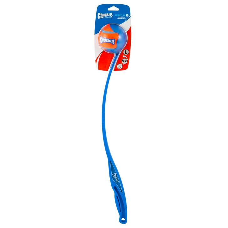 Chuckit! Sport Launcher Büyük Boy Top Fırlatıcı (Tenis Topu Hediyeli) image 0
