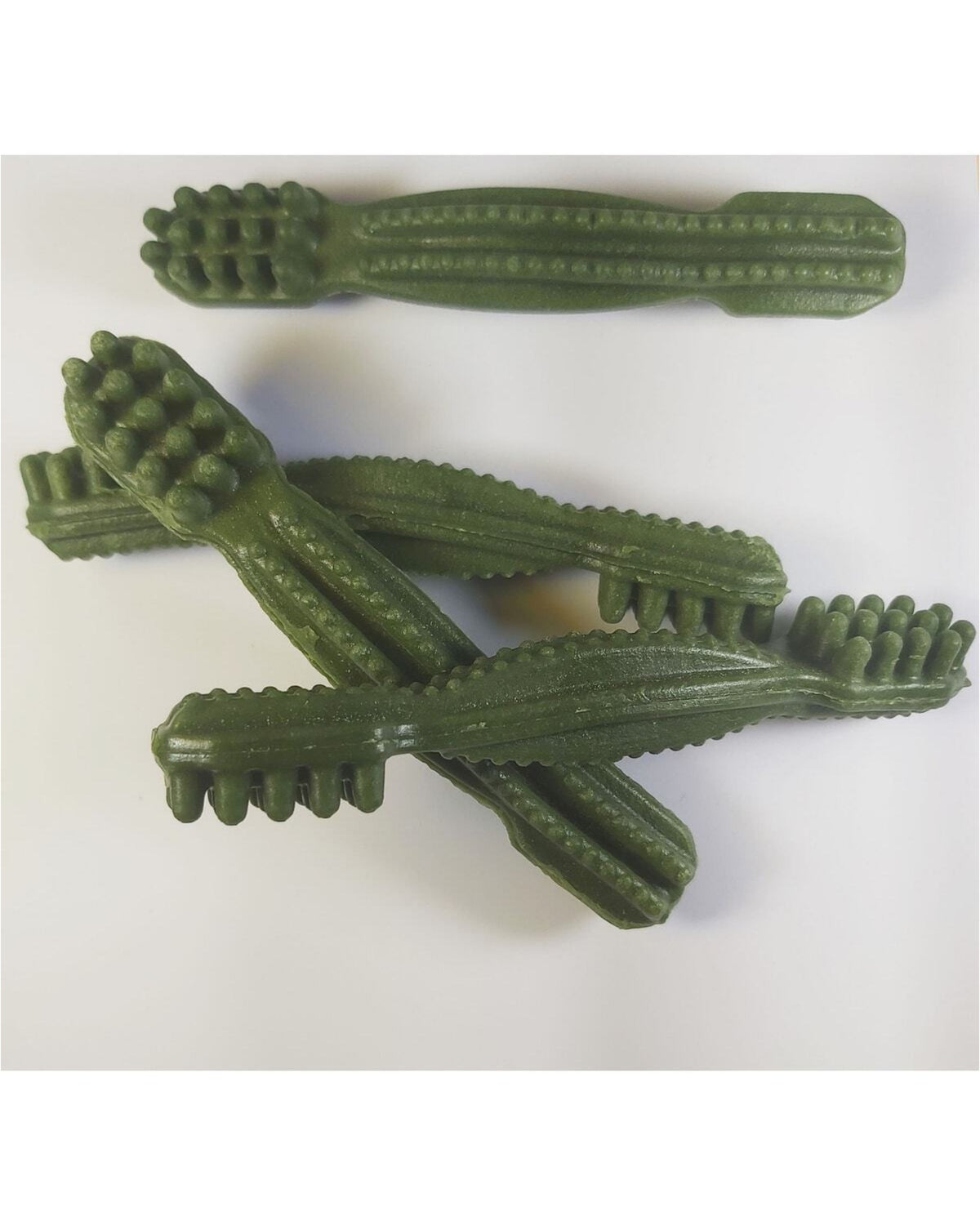 Ağız Kokusu Önleyici Klorofilli Diş Fırçası Şeklinde Köpek Ödülü Orta Boy Freshy Green Dental Bones 7 Adet
