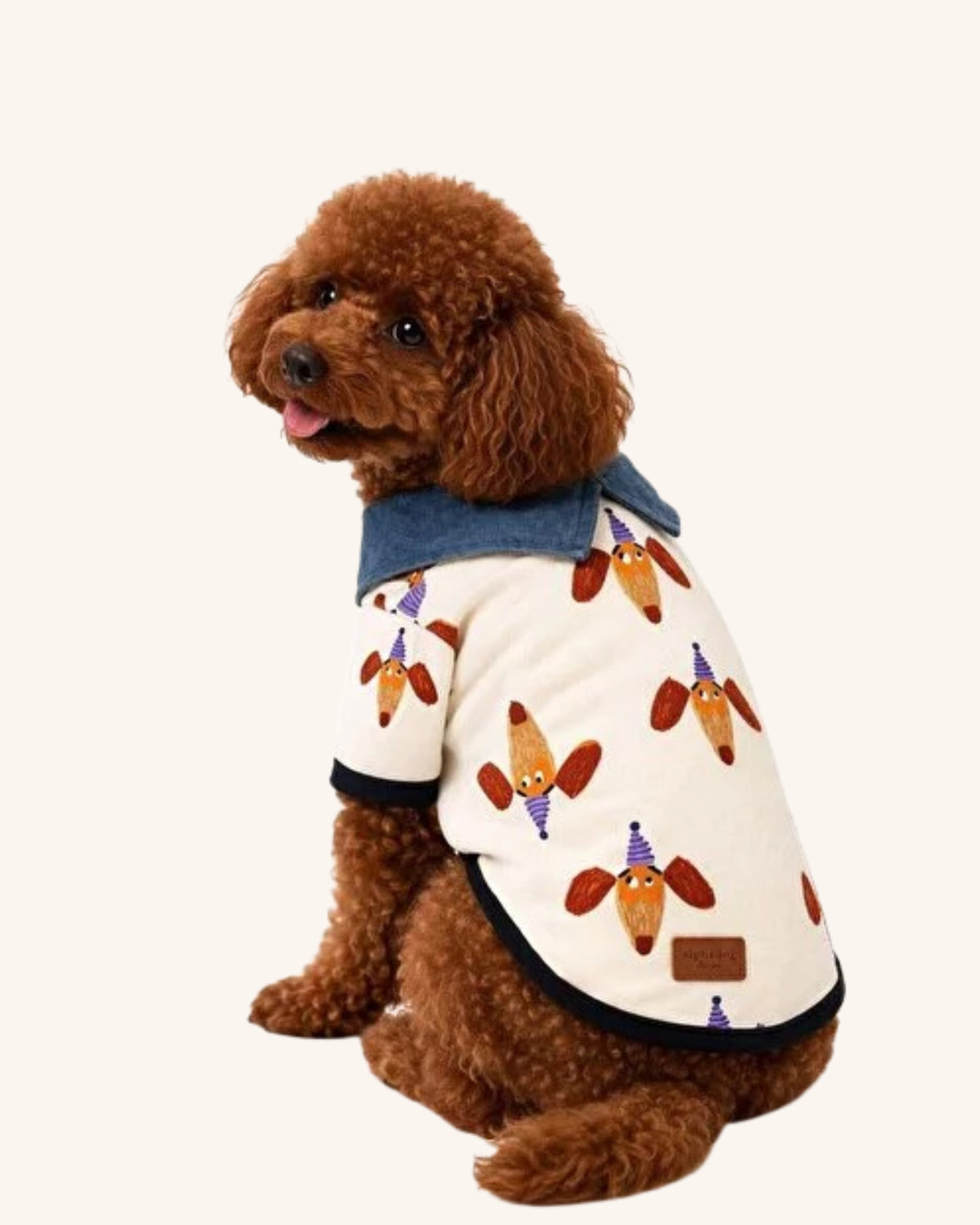 Alphadog Köpekli / Yaka Detaylı Tişört
