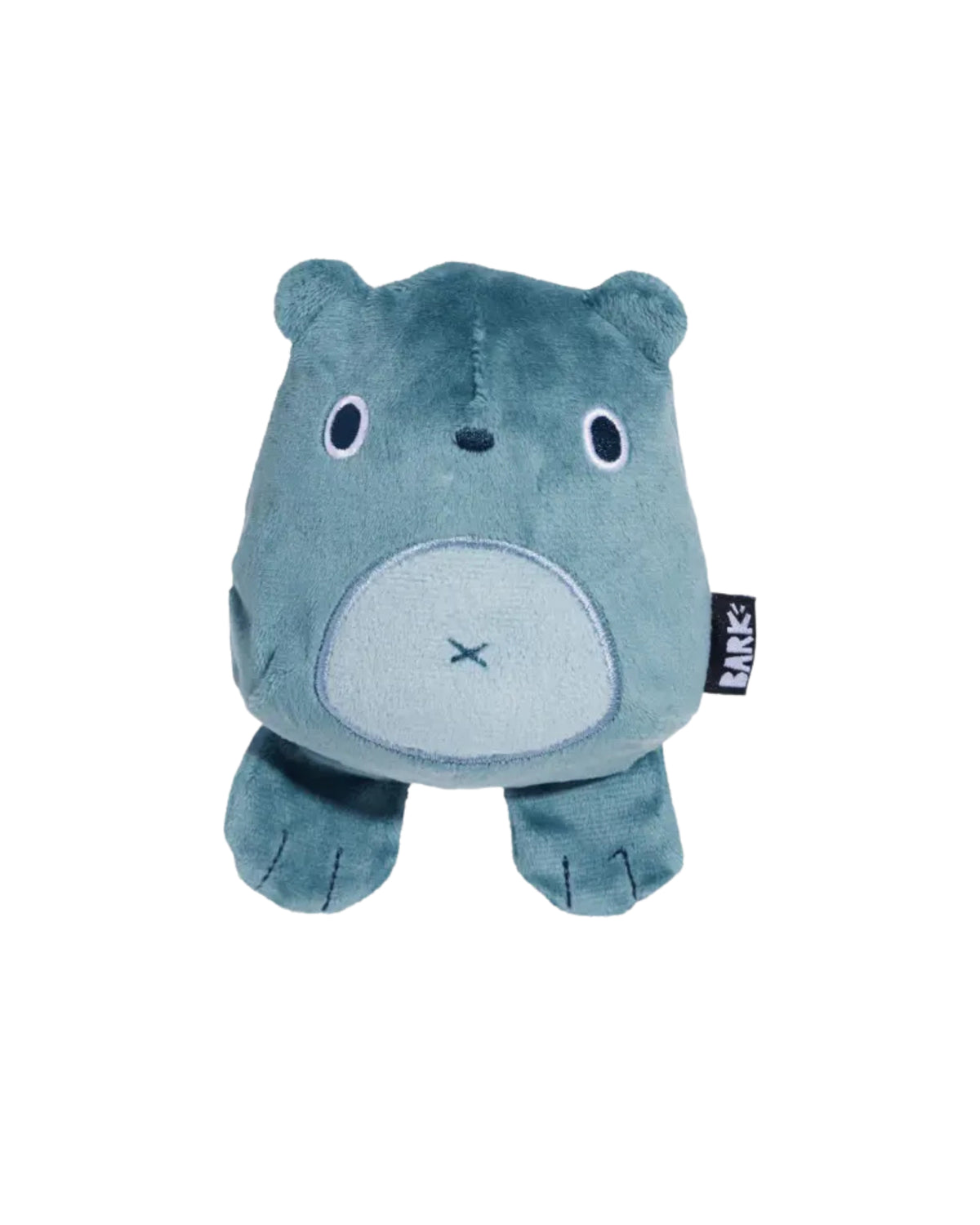 Ayı Figürlü 2'si 1 Arada Sert Çiğneyici Köpek Oyuncağı BARK Grey Bear Hugger