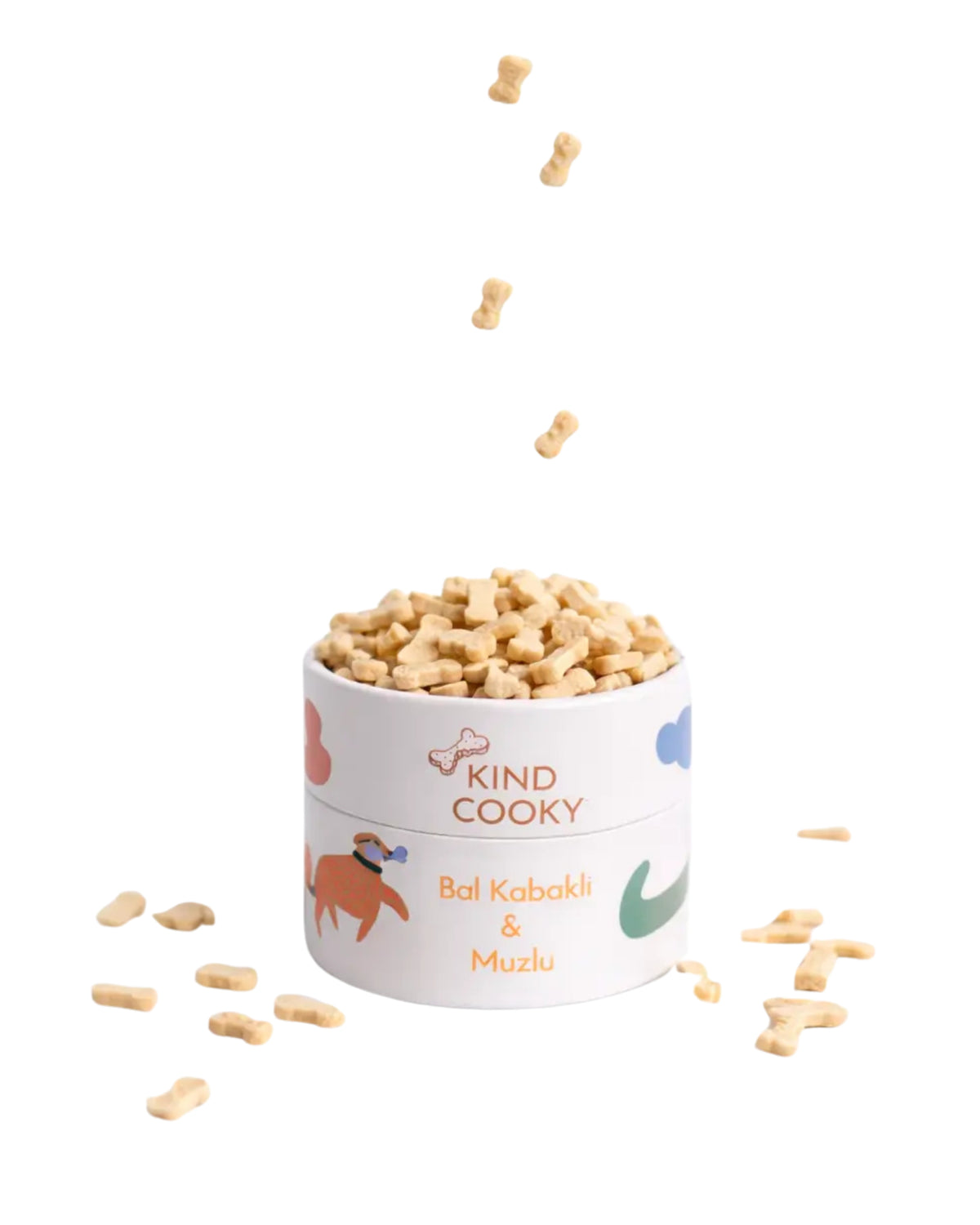 Bal Kabaklı ve Muzlu Vegan Köpek Ödülü Kind Cooky Eğitim Kurabiyesi 100 g