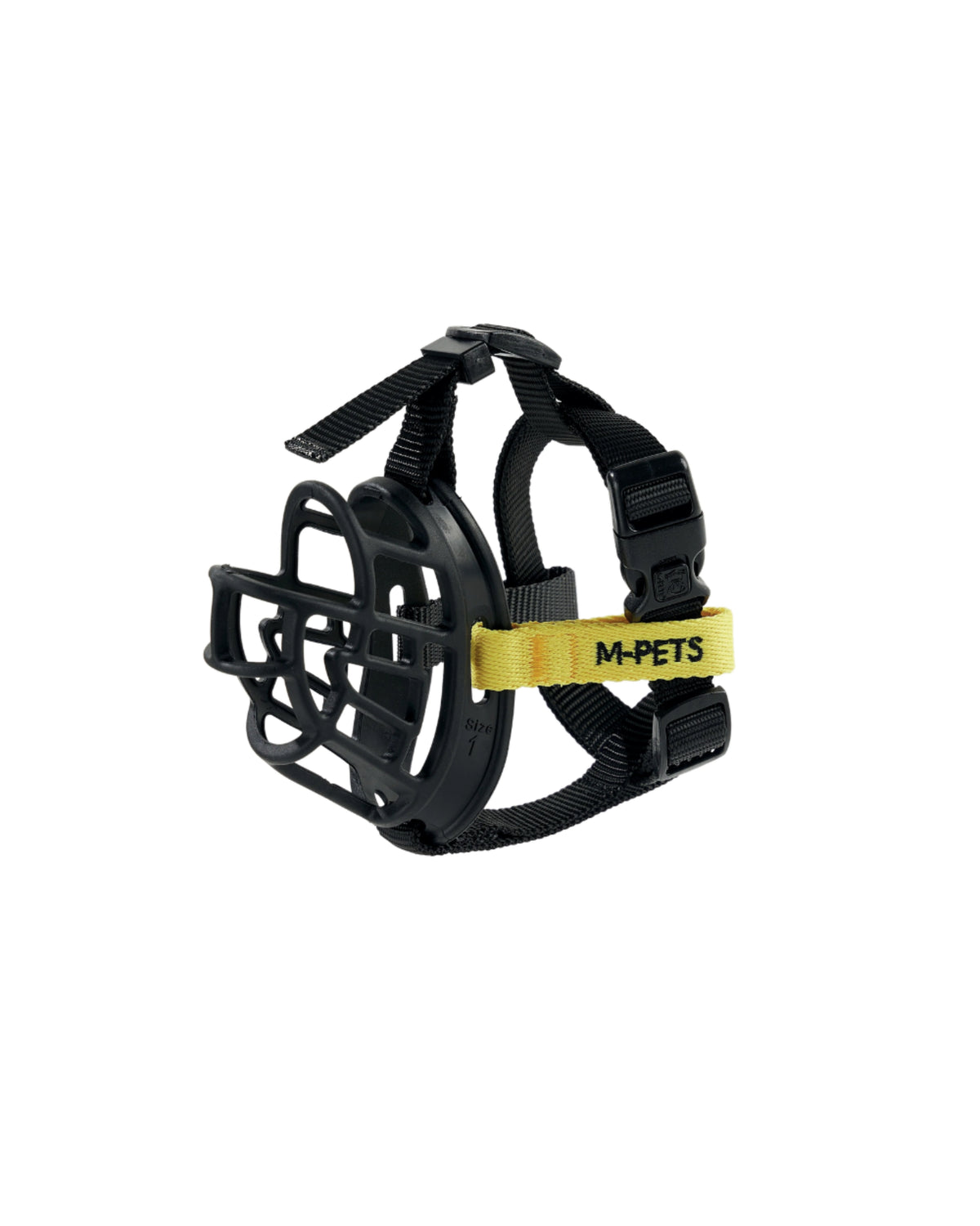 Bark Guard Köpek Ağızlığı Siyah Sarı M-Pets BARK GUARD Dog Muzzle Black Yellow