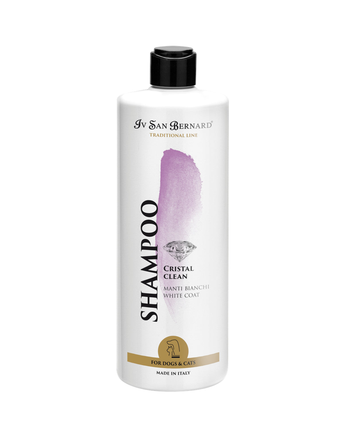Beyaz, Siyah ve Gri Tüyler İçin Şampuan Iv San Bernard Cristal Clean, 500ml
