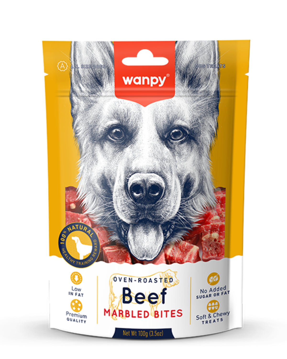 Biftek Lokmaları Wanpy Oven Roasted Beef Marbled Bites