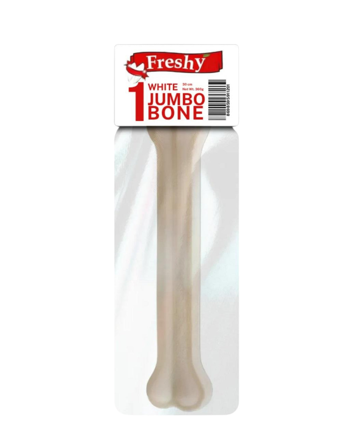 Büyük Irk Köpekler İçin Diş Temizleyici Çiğneme Kemiği Freshy White Mega Dental Bones 30 cm