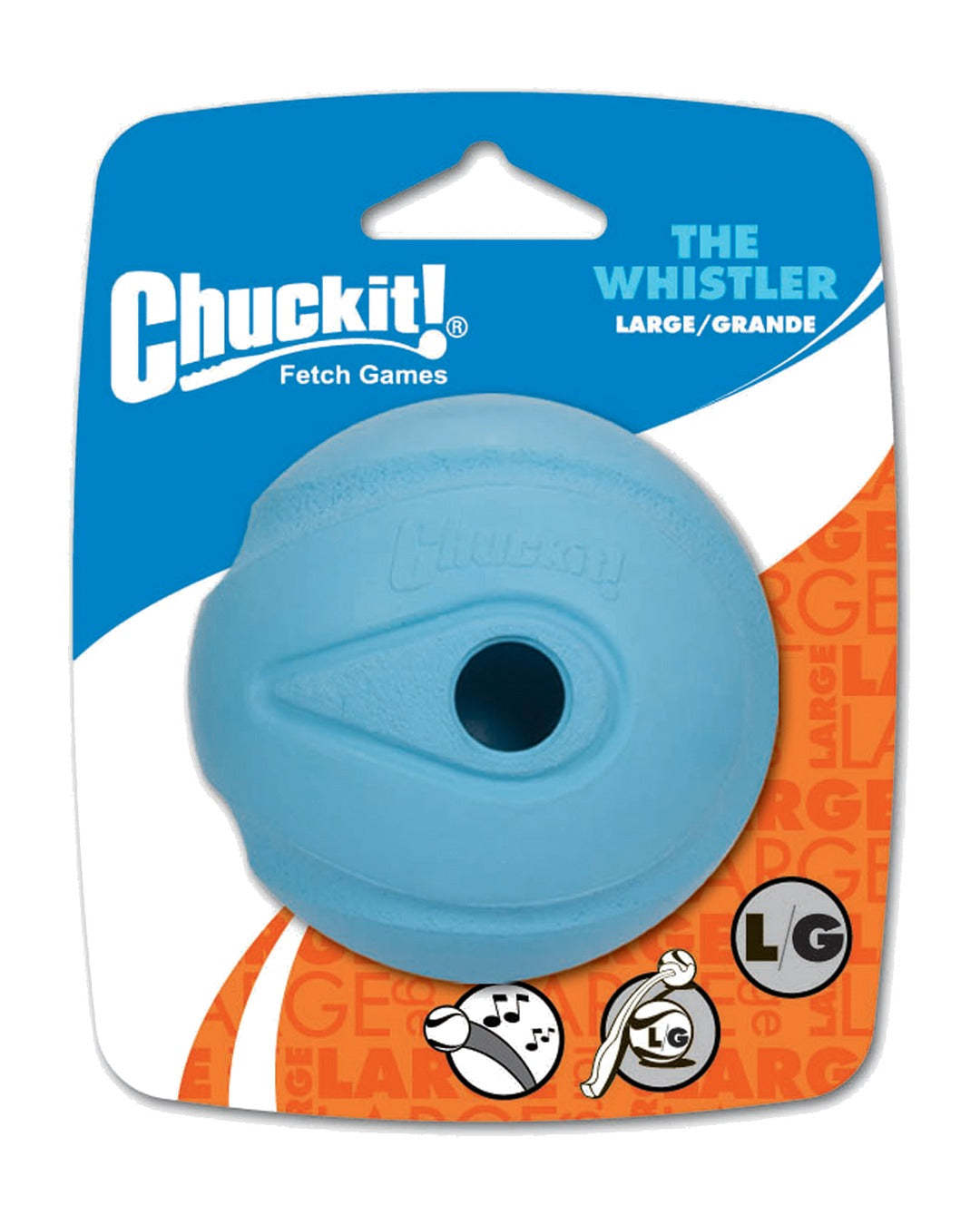 Chuckit The Whistler ıslık çalan köpek topu L beden