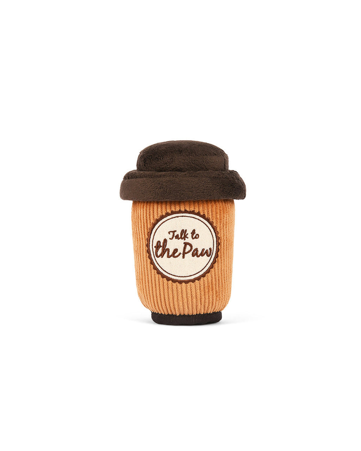 Çıkarılabilen Kapaklı Kahve Bardağı Figürlü Hışırtılı Sesli Kahverengi Peluş Köpek Oyuncağı P.L.A.Y. Pup Cup Cafe Doggo’s Java