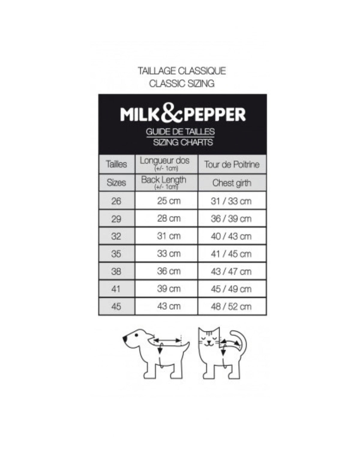 Denizci Tarzı Pamuklu Köpek Ceketi Milk&Pepper Yann Jean Jacket