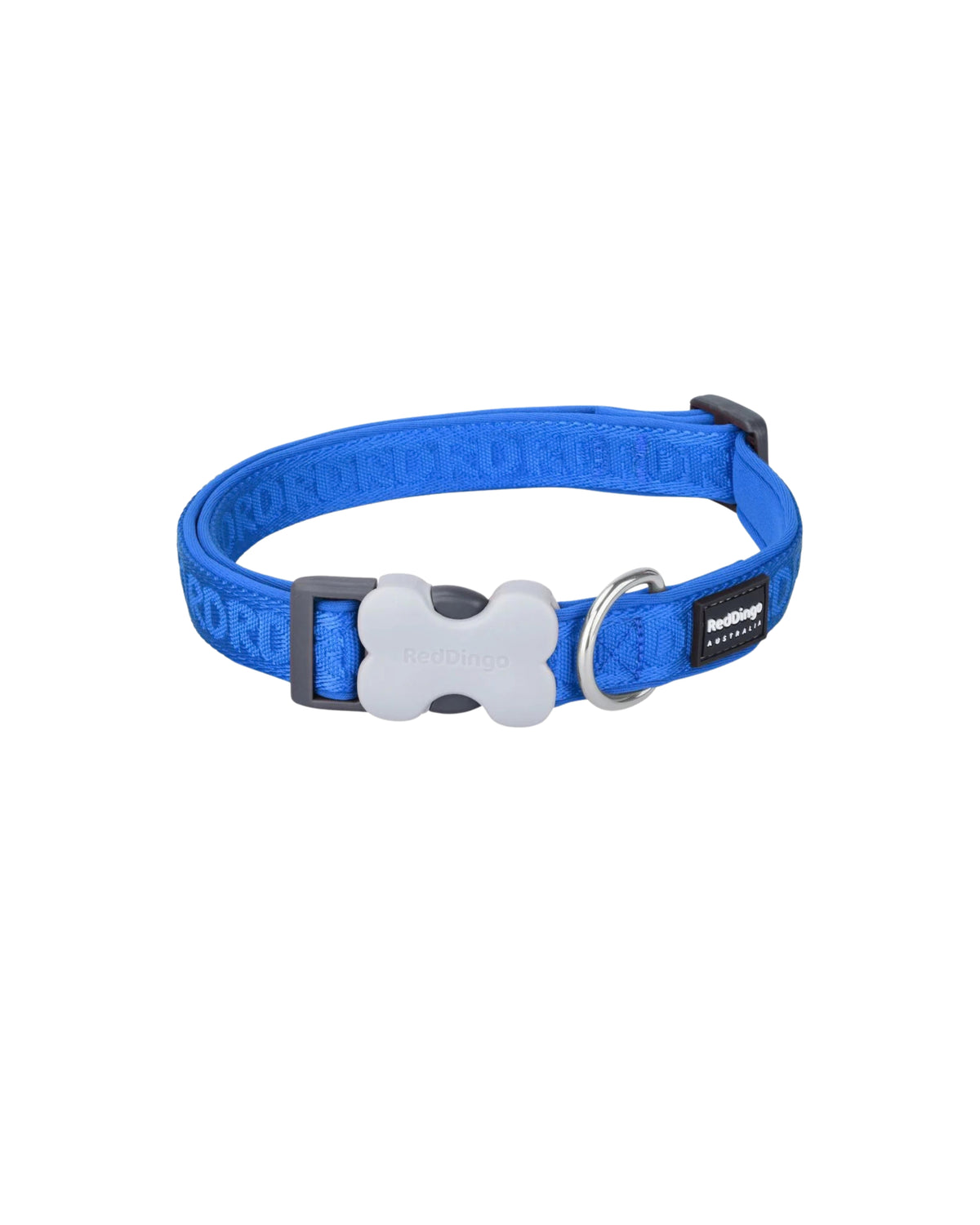 Dolgulu Kabartma Desenli Köpek Boyun Tasması Red Dingo Padded Collar Embossed