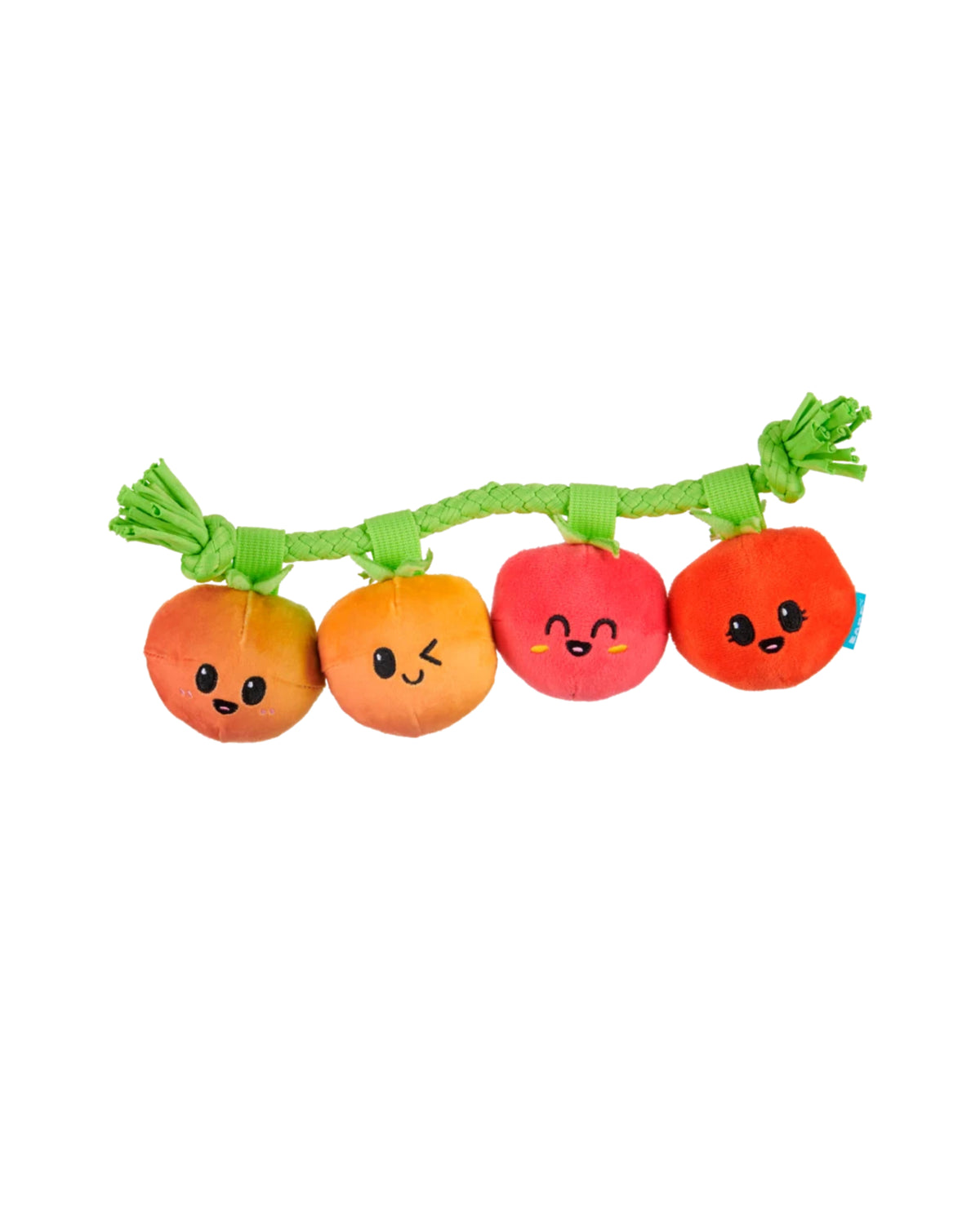 Domates Salkımı Figürlü İpli Peluş Köpek Oyuncağı BARK Hairloom Tomatoes