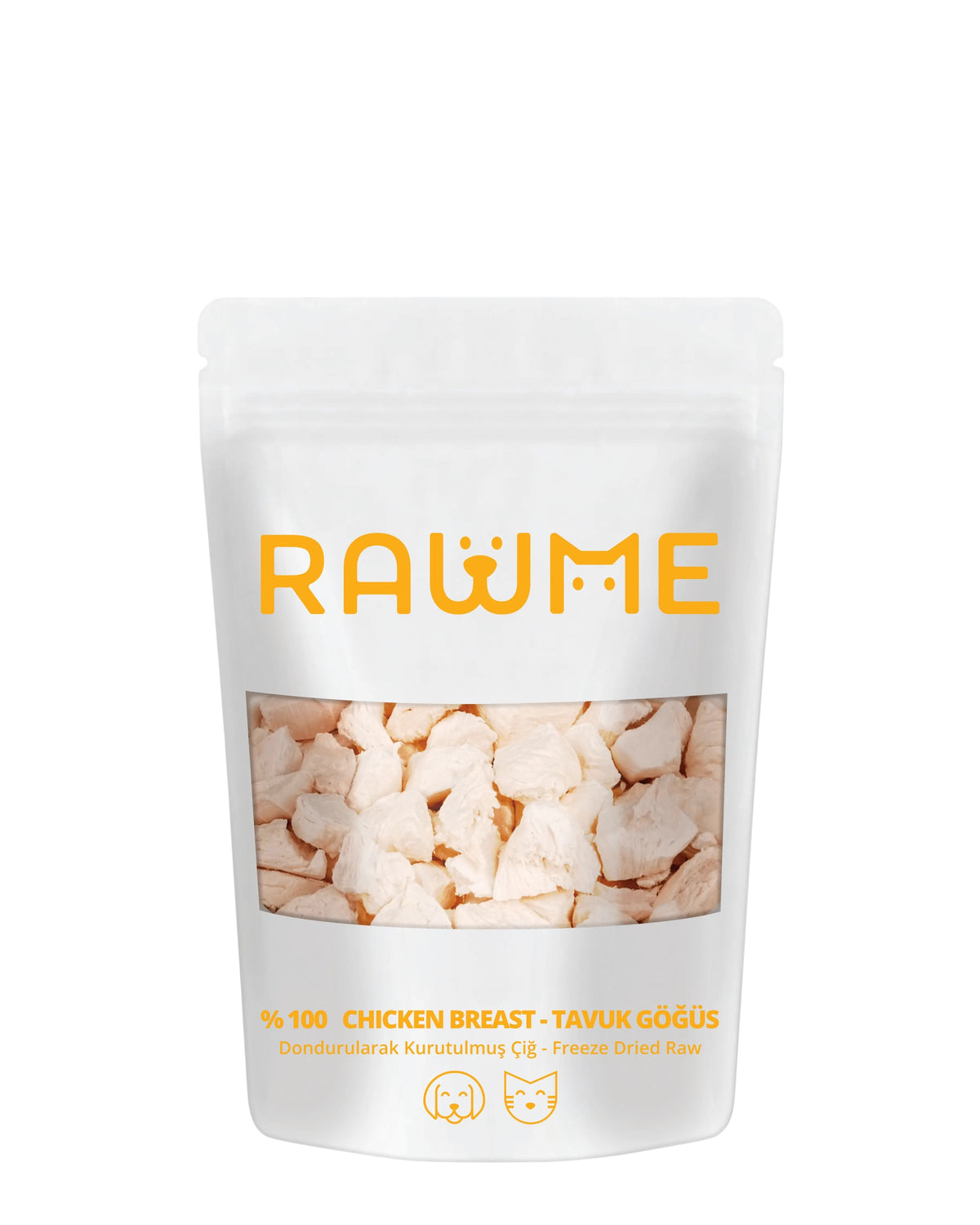 Dondurularak Kurutulmuş Tavuk Göğsü Ödülü Rawme Mini Paket, 10gr