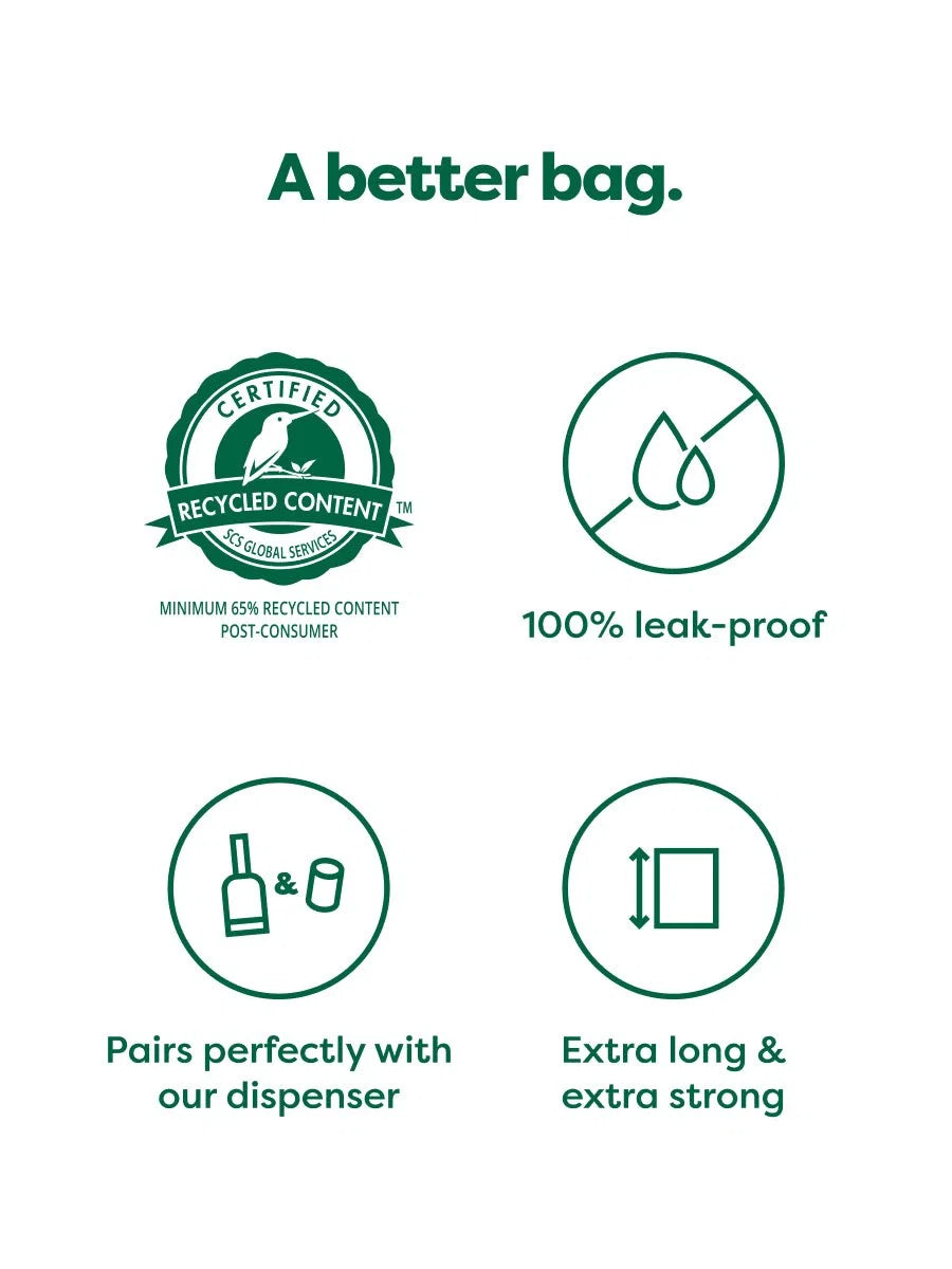 Sızdırmaz Köpek Kaka Poşeti Earth Rated Refill Rolls, 120 Adet
