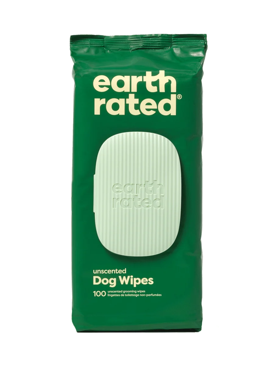 Kedi ve Köpekler için Temizleme Mendili Earth Rated Wipes, 100 Adet