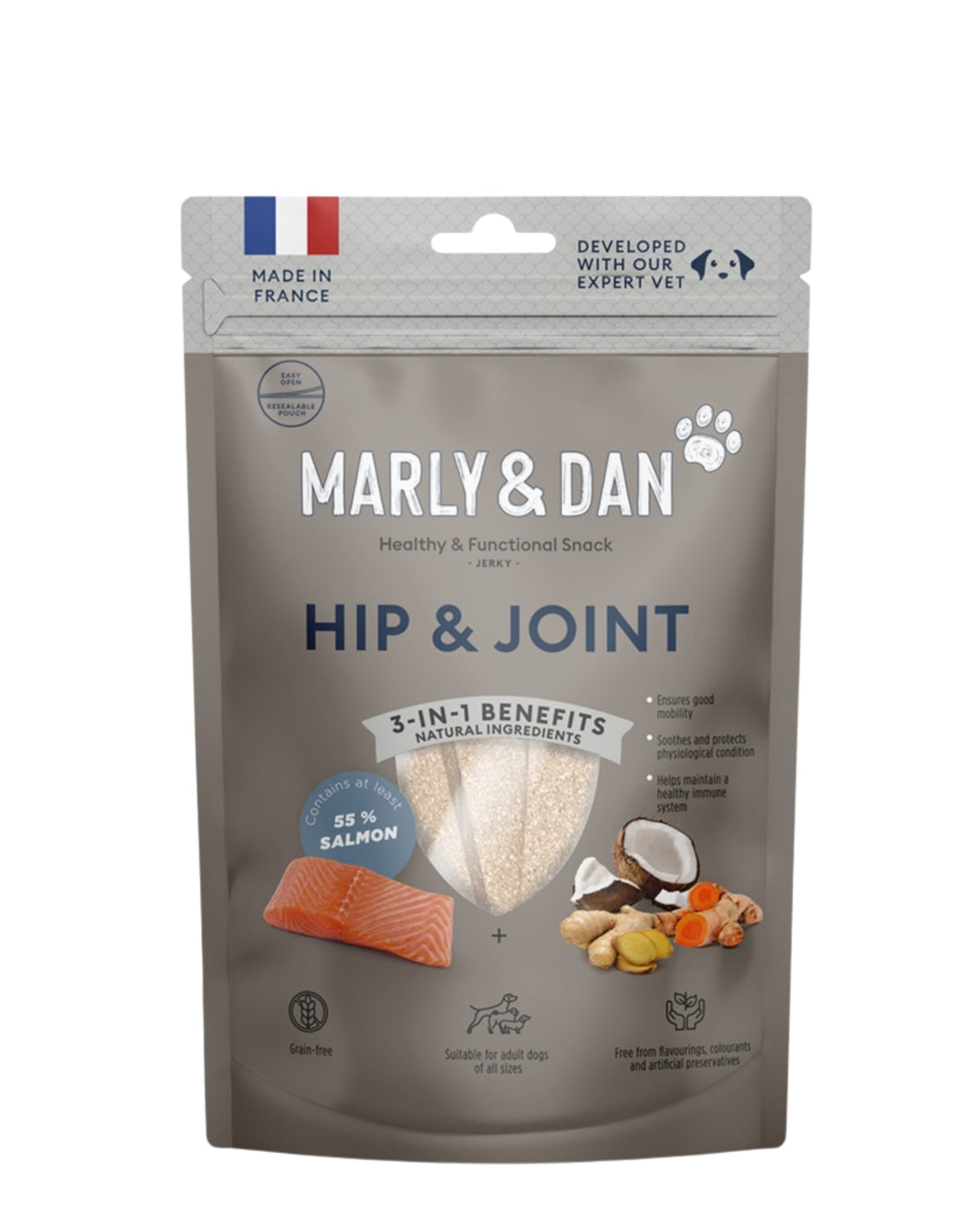 Eklem ve Kalça Sağlığı İçin Somonlu Köpek Ödülü Marly&Dan Hip & Joint Treats