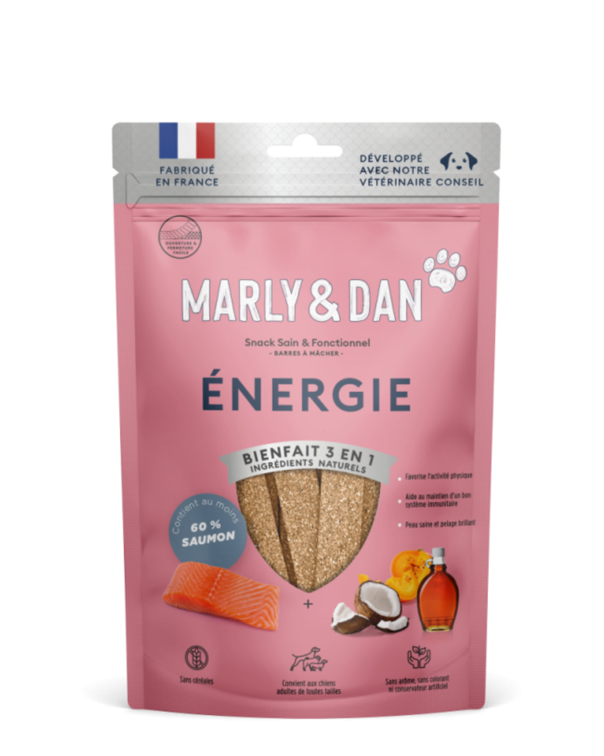 Enerji ve Canlılık Destekleyici Somonlu Köpek Ödülü Marly&Dan Energy Treats