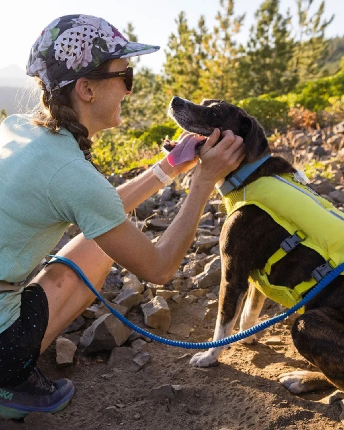 Esnek Şok Emici Hafif Köpek Koşu Tasması Ruffwear Trail Runner