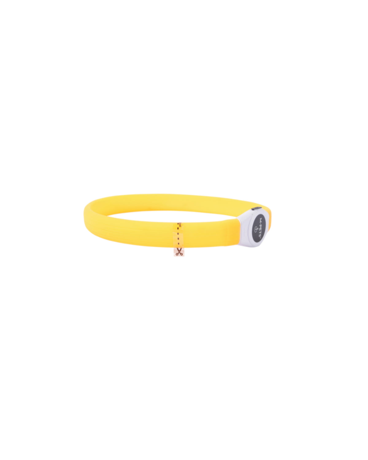 Flash Şarjlı LED Işıklı Köpek Tasması Turuncu M-Pets Flash LED Rechargeable Collar Orange