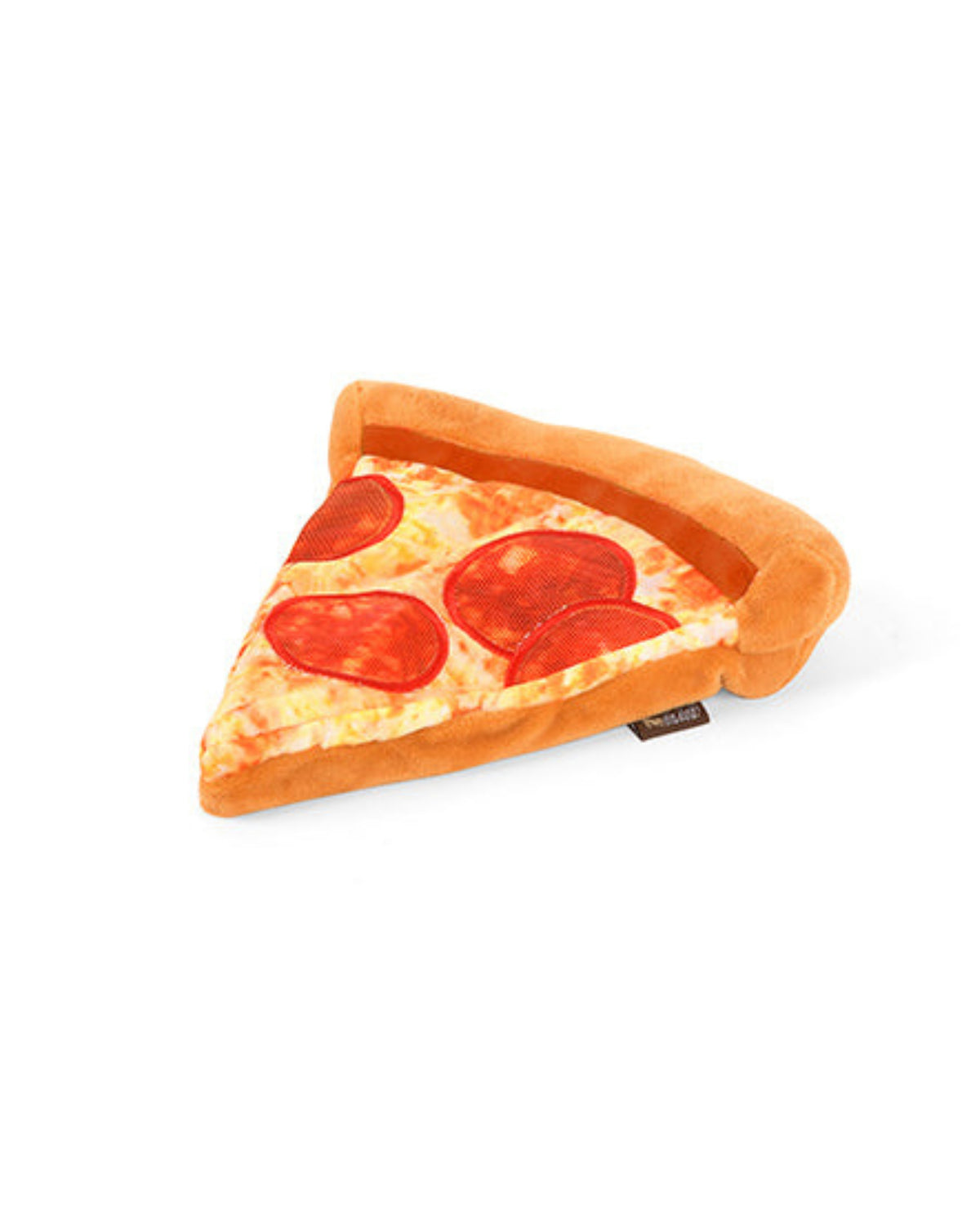 Gizli İpli Pizza Dilimi Figürlü Hışırtılı Sesli Peluş Köpek Oyuncağı P.L.A.Y. Snack Attack Puppy-roni Pizza