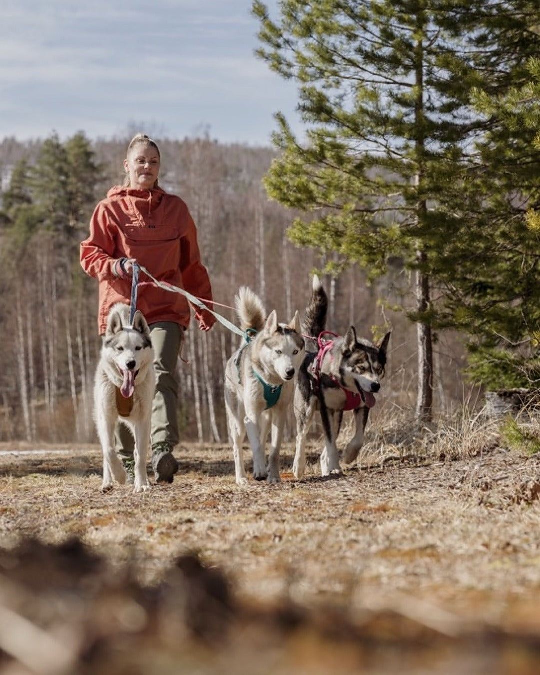 Tutamaklı Neopren Dolgulu Reflektörlü Köpek Göğüs Tasması Hurtta Weekend Warrior Harness