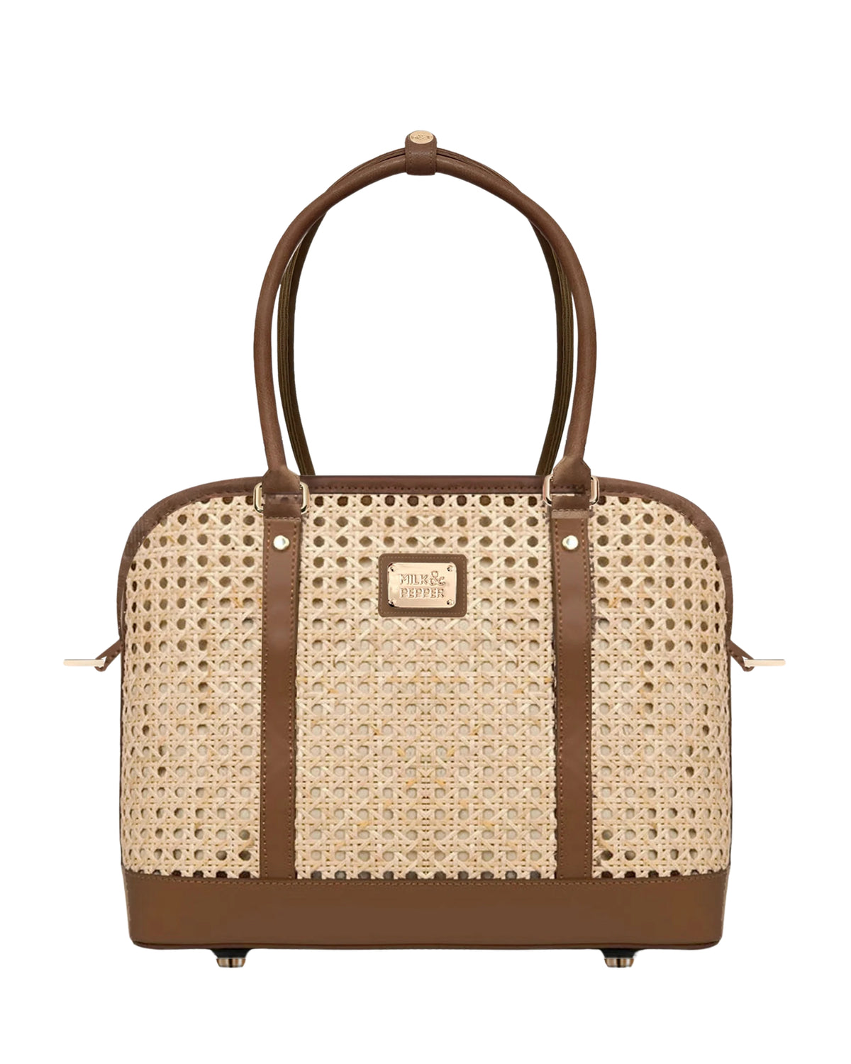 Hasır Görünümlü Köpek Taşıma Çantası Milk&Pepper Bali Bag