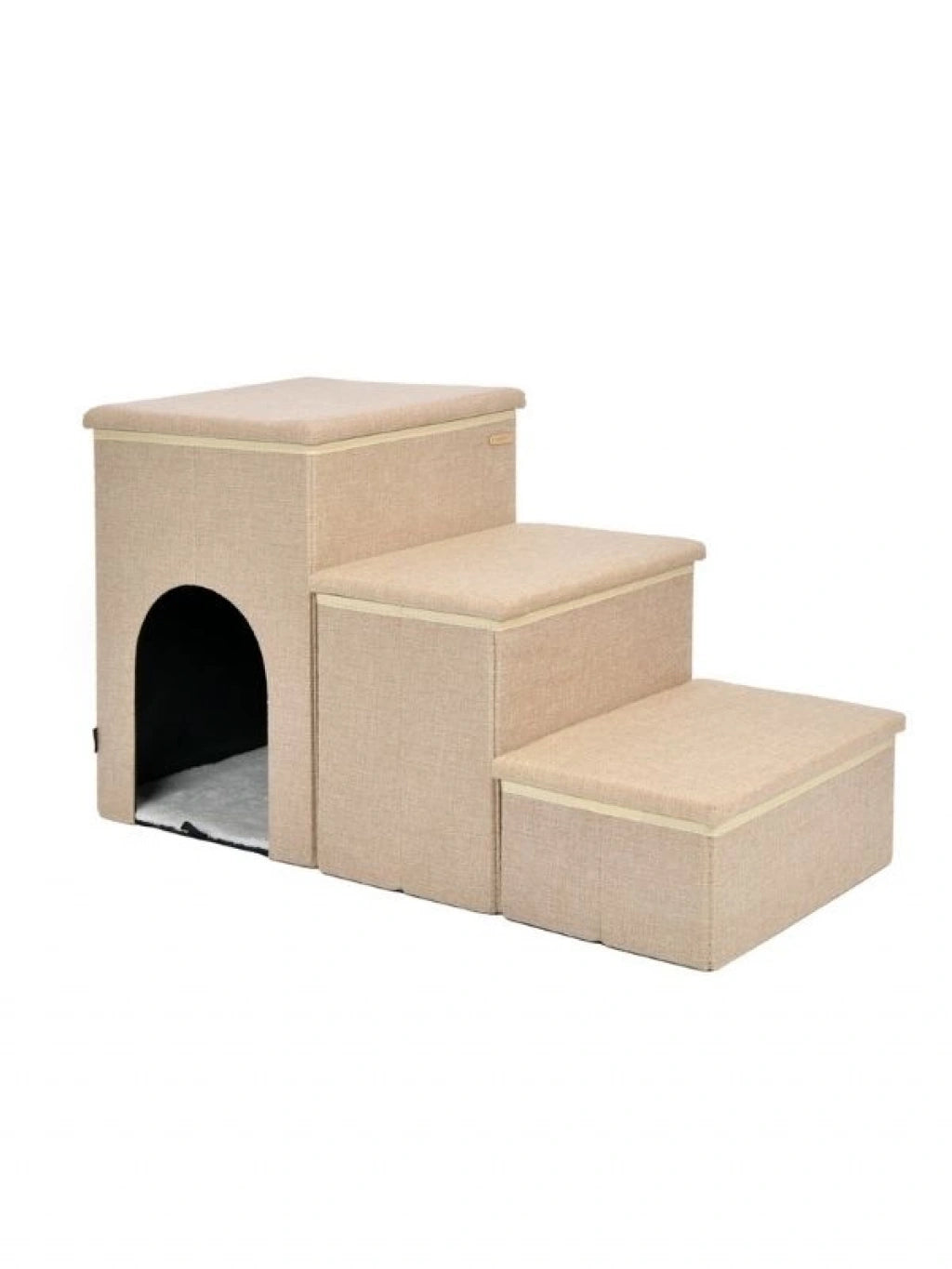 Puppia Cuddleclimb 3 Basamaklı ve Saklama Hazneli Evcil Hayvan Merdiveni