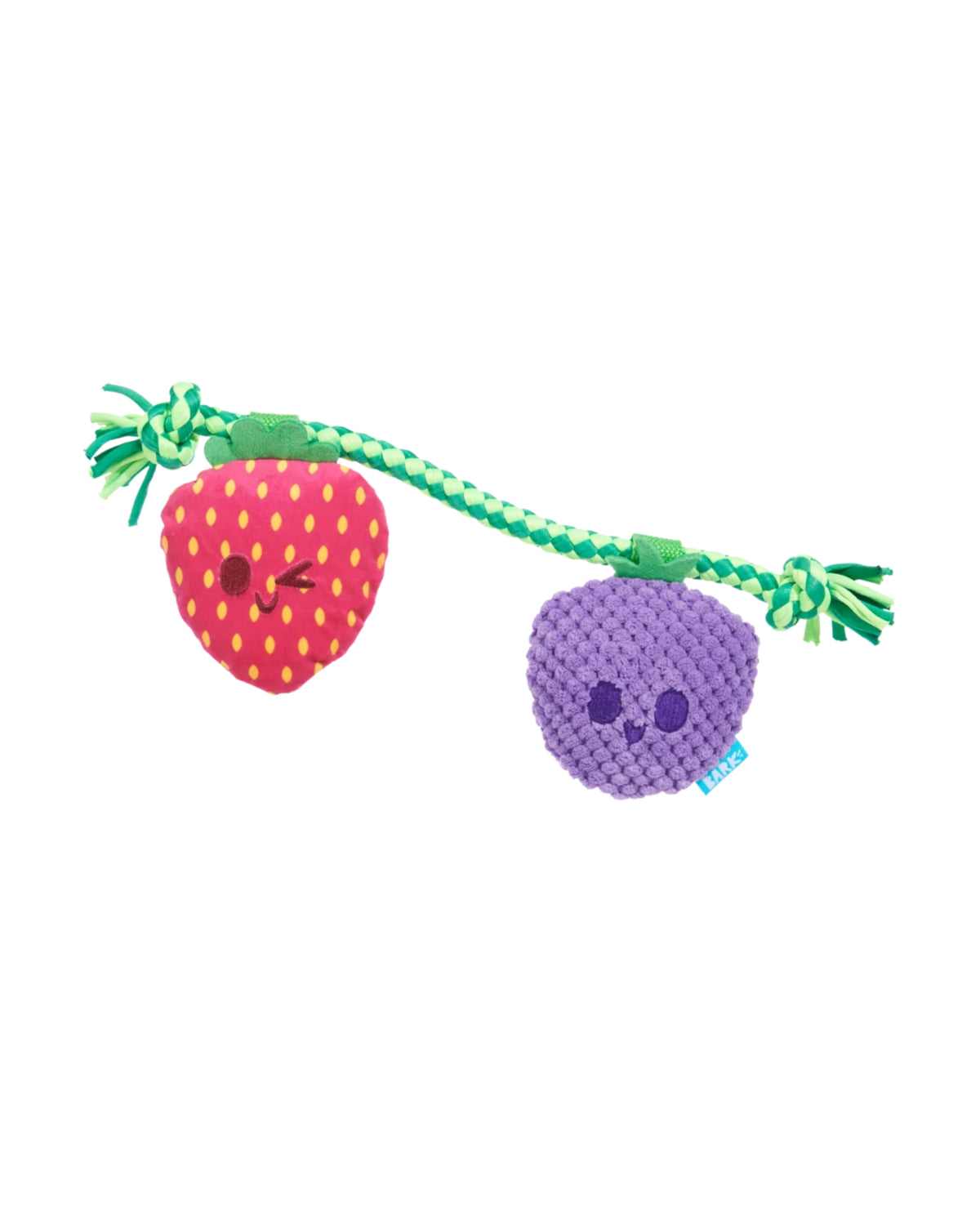 İpli Meyve Figürlü Peluş Köpek Oyuncağı BARK Best Berry Friends