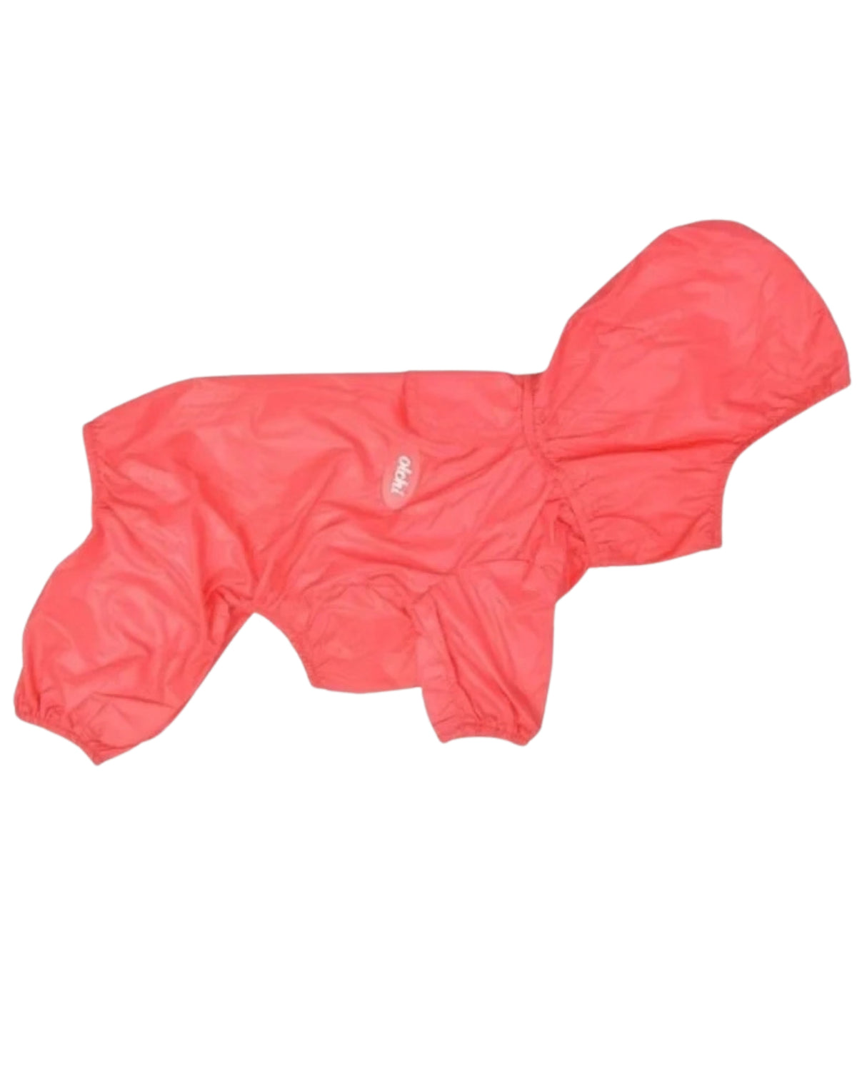 Kapüşonlu Ultra Hafif Pembe Köpek Yağmurluğu Olchi Candy All in One Raincoat