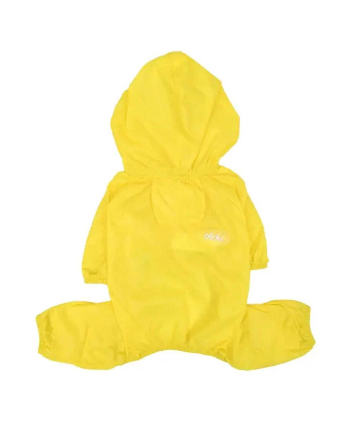 Kapüşonlu Ultra Hafif Sarı Köpek Yağmurluğu Olchi Candy All in One Raincoat