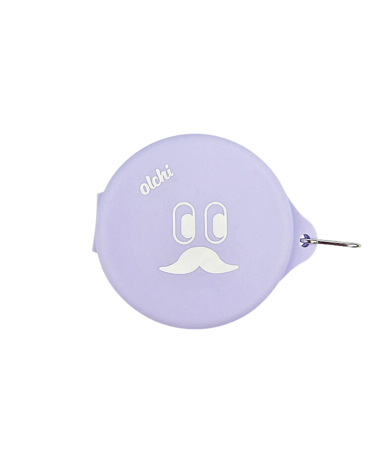 Katlanabilir Çift Hazneli Lila Silikon Köpek Seyahat Kabı Olchi Smile Dual Bowl