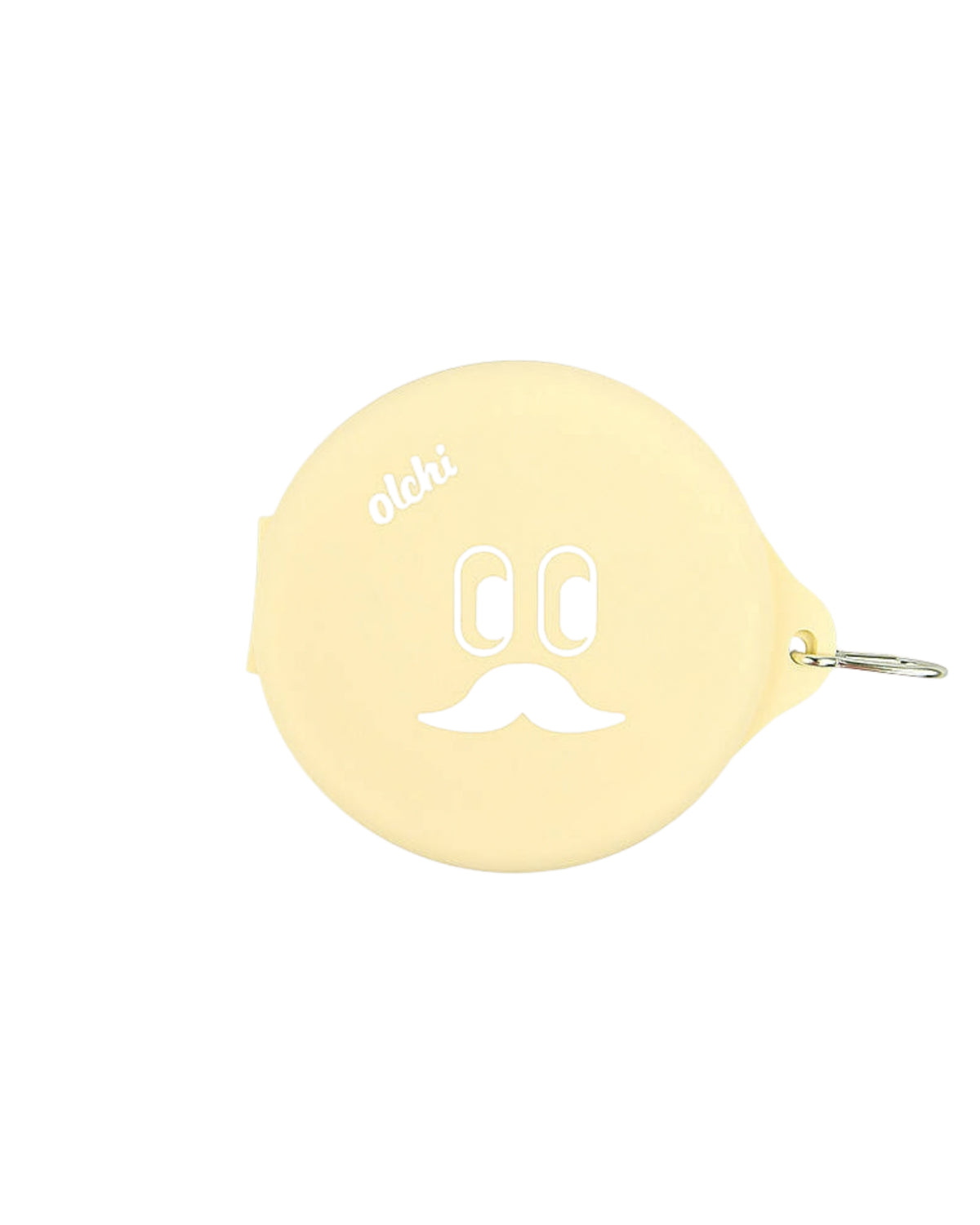Katlanabilir Çift Hazneli Sarı Silikon Köpek Seyahat Kabı Olchi Smile Dual Bowl
