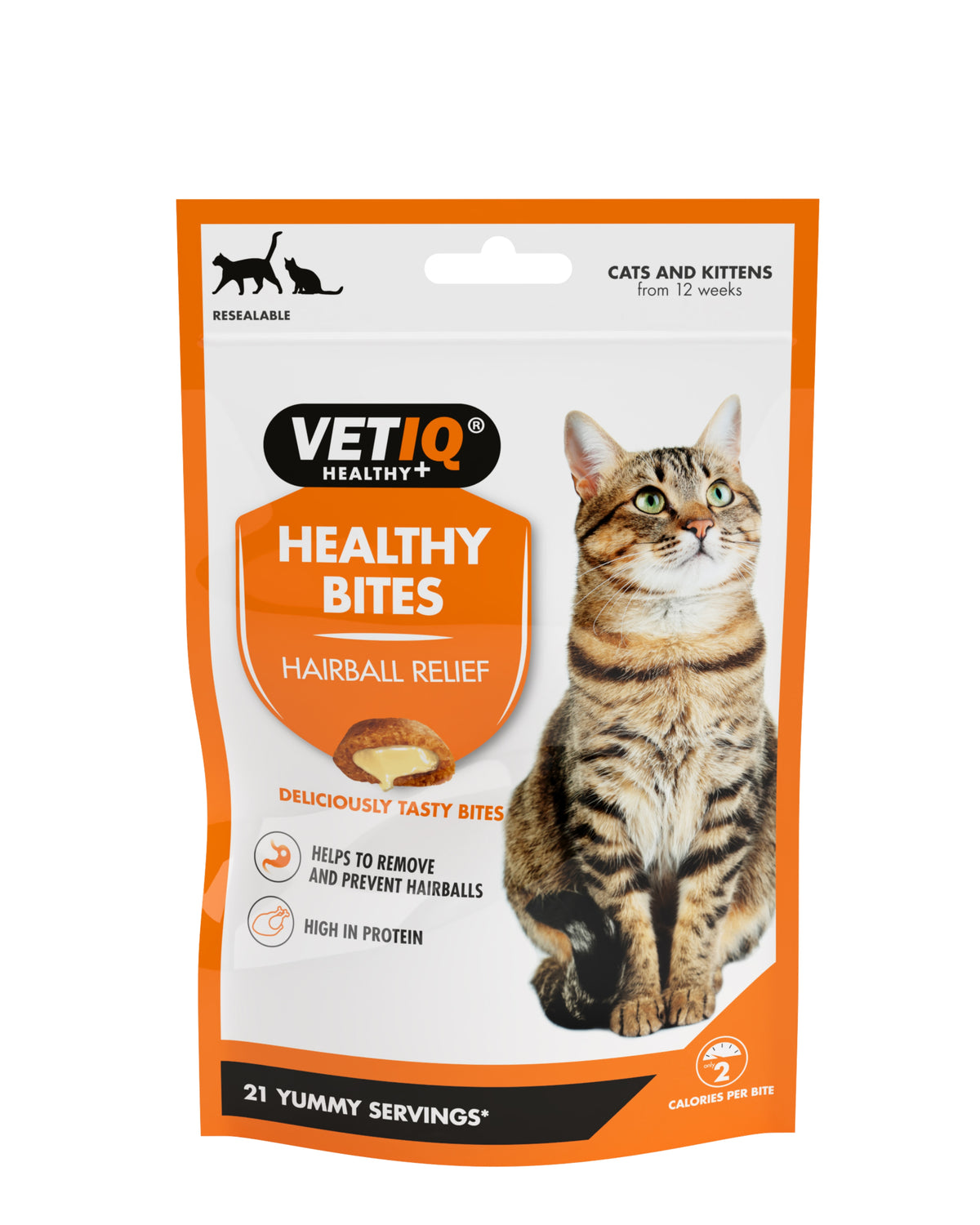 Kediler İçin Tüy Yumağı Önleyici Ödül VetIQ Healthy Bites Hairball Relief 65 g