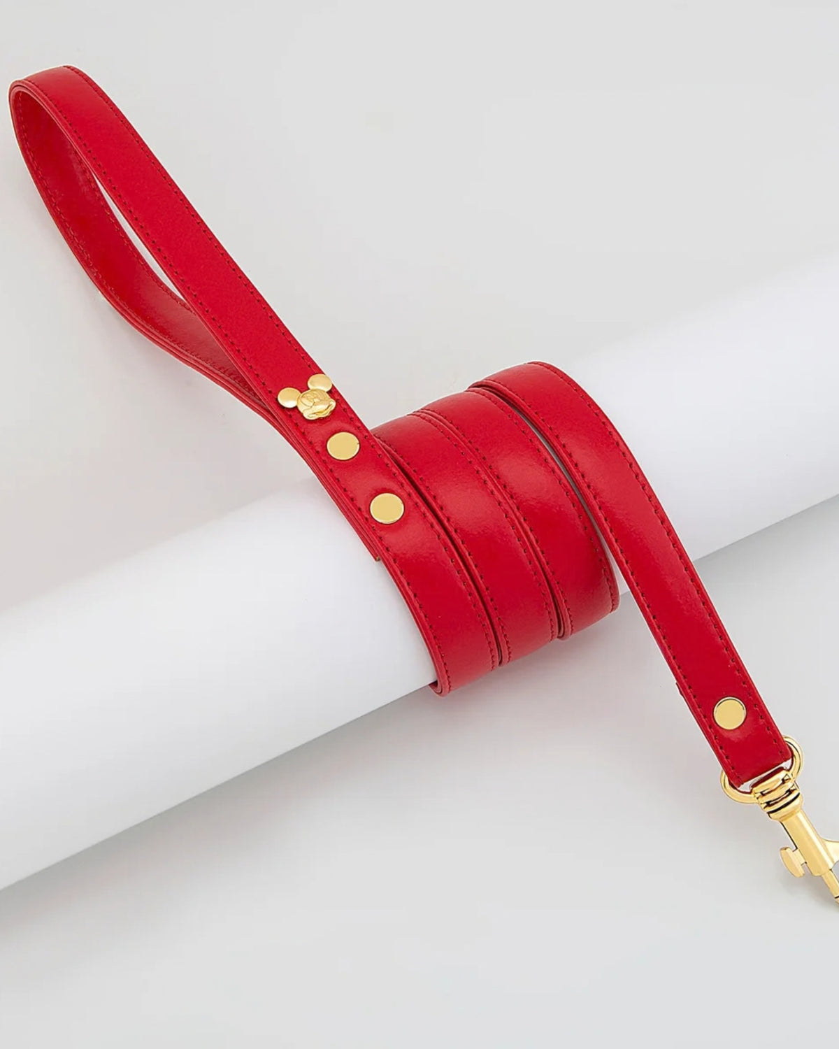 Kırmızı Vegan Deri Köpek Gezdirme Kayışı Paw Paris Red Baby Leash