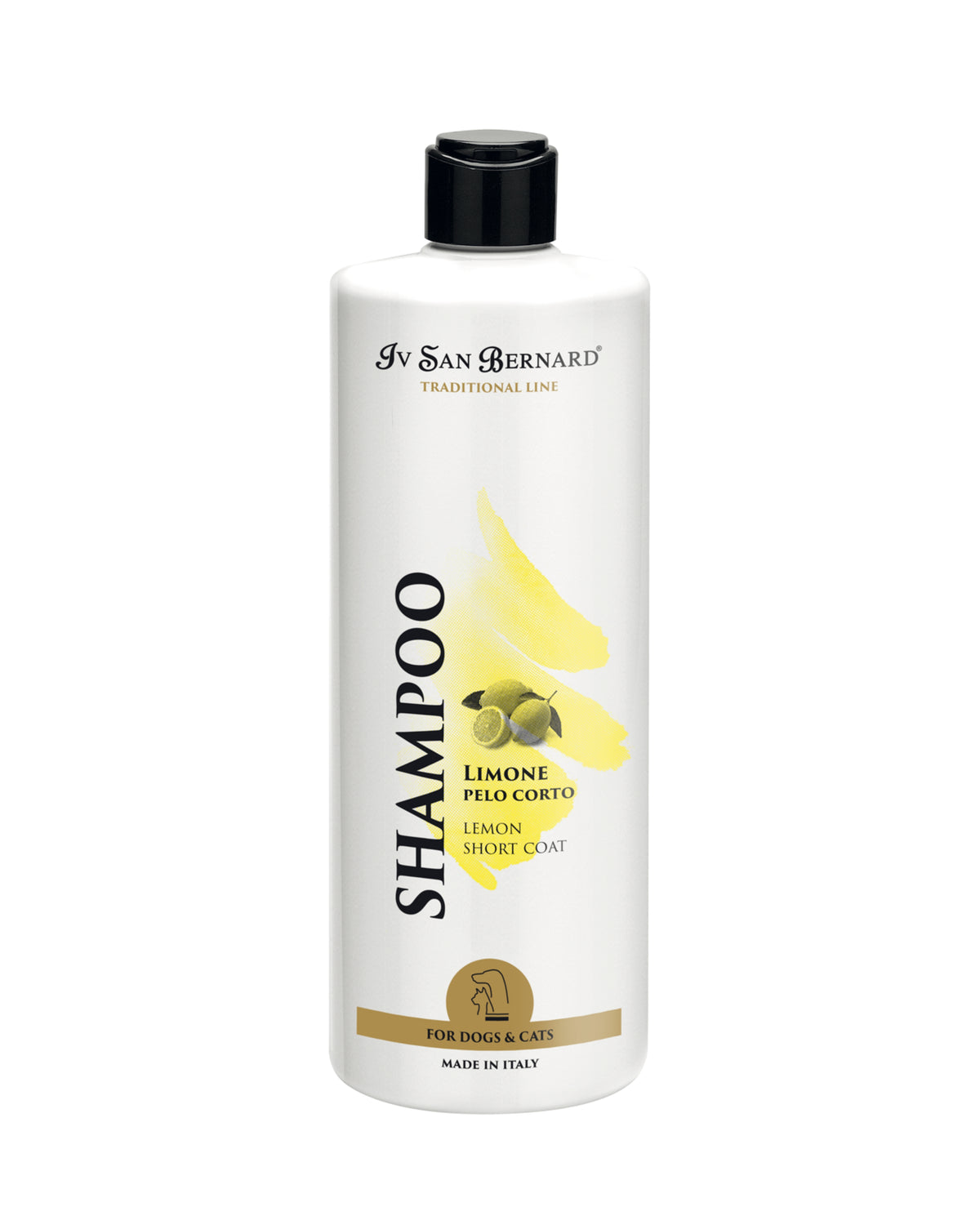 Kısa Tüylü Kedi ve Köpekler İçin Limonlu Şampuan Iv San Bernard Lemon, 500ml