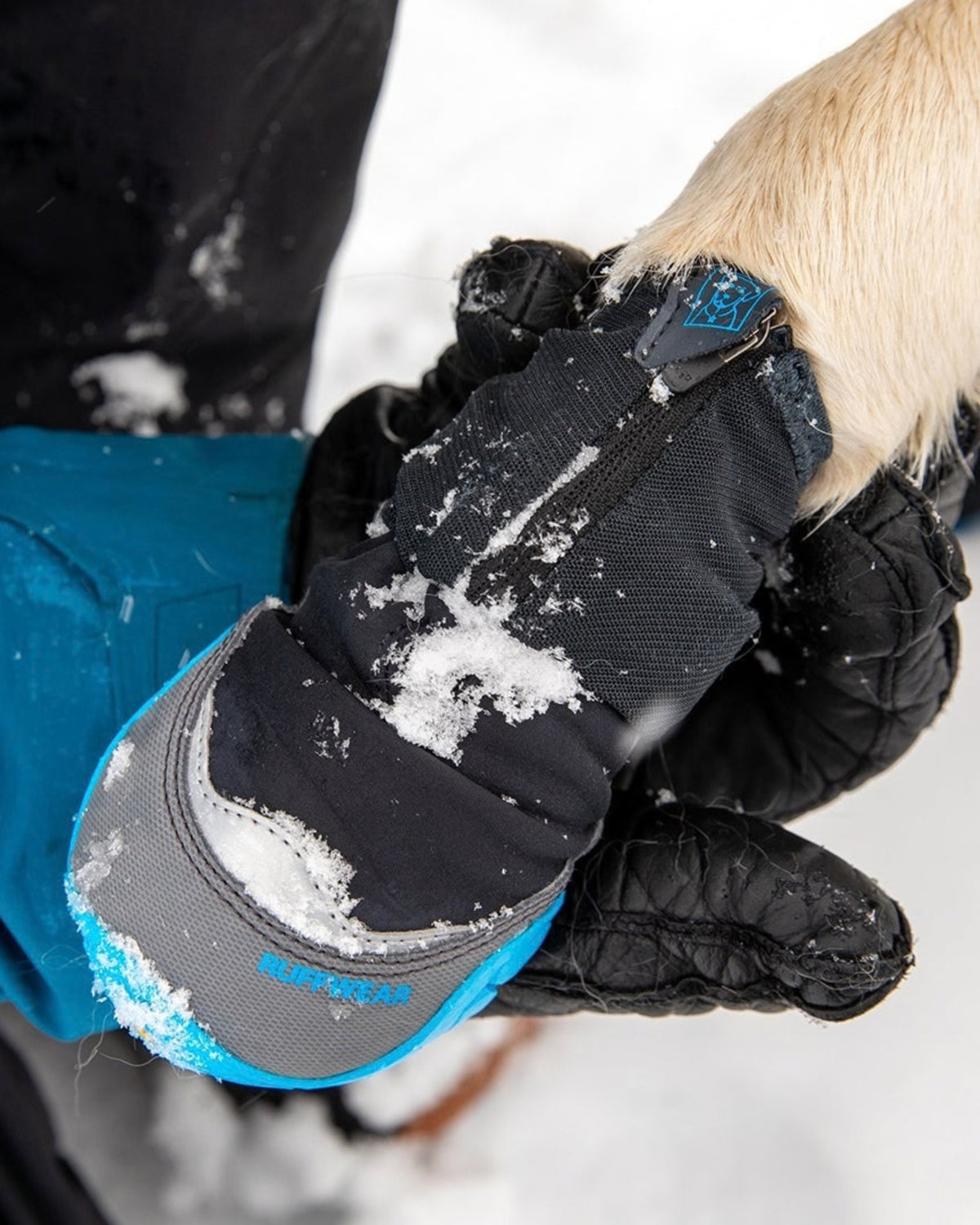 Kışlık Köpek Botu Ruffwear Polar Trex Siyah