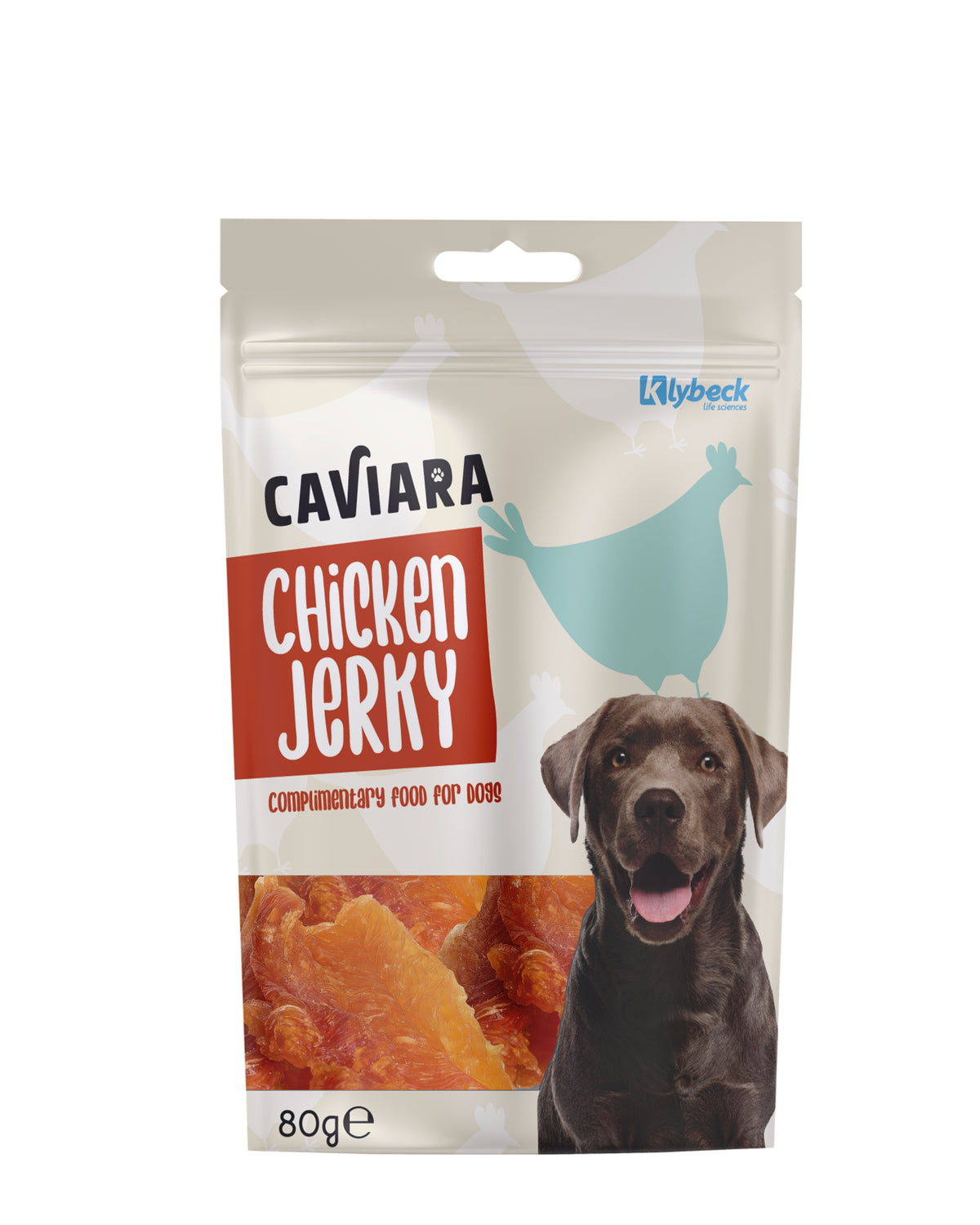 Köpekler İçin Kurutulmuş Tavuk Fileto Caviara Chicken Jerky, 80g