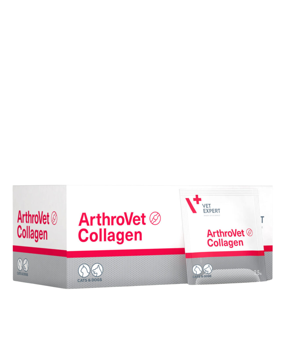 Köpek ve Kediler İçin Kolajen Eklem Desteği Toz Saşe VetExpert Arthrovet Collagen