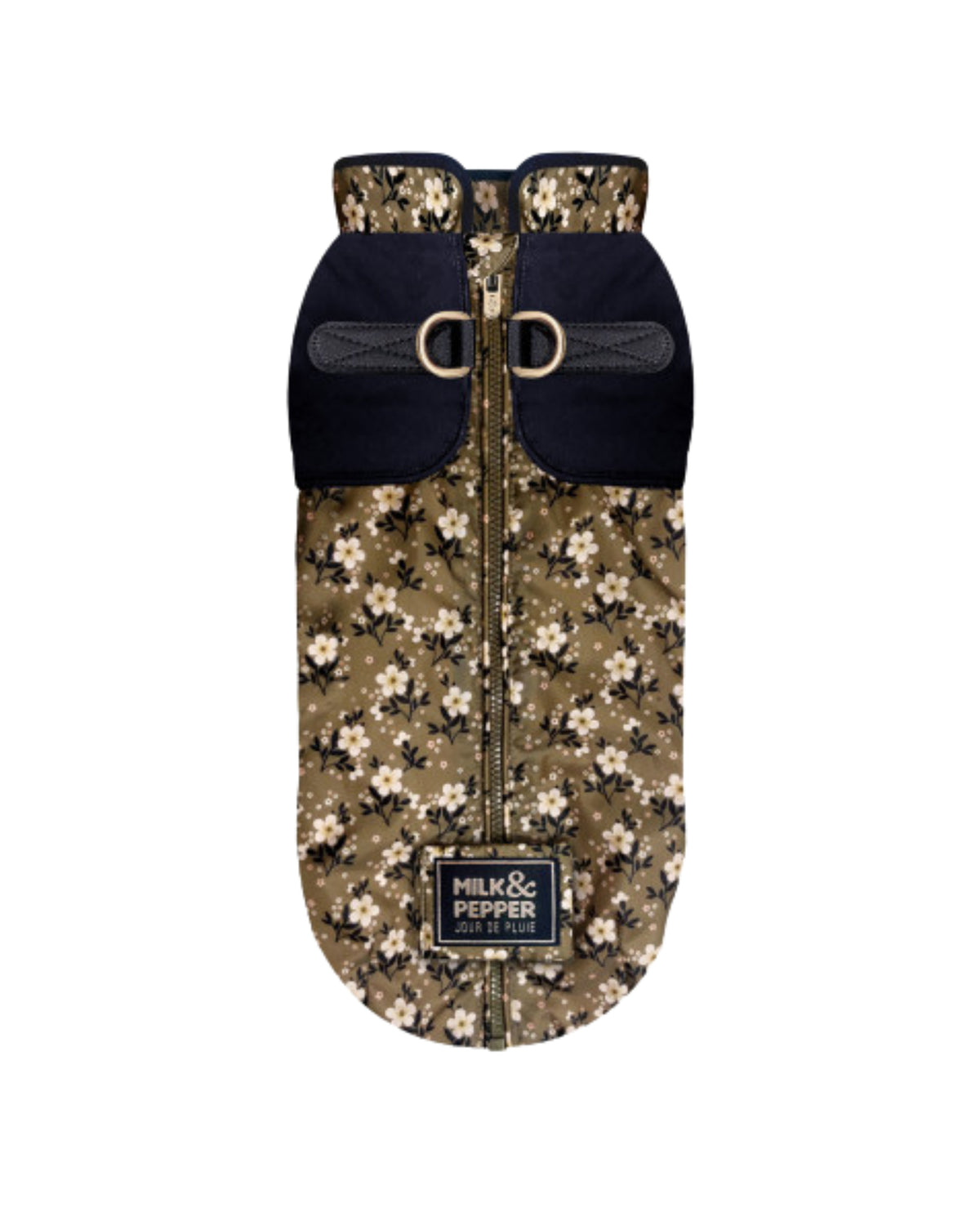 Koşum Takımlı Köpek Yağmurluğu Milk&Pepper Mary Harness Raincoat