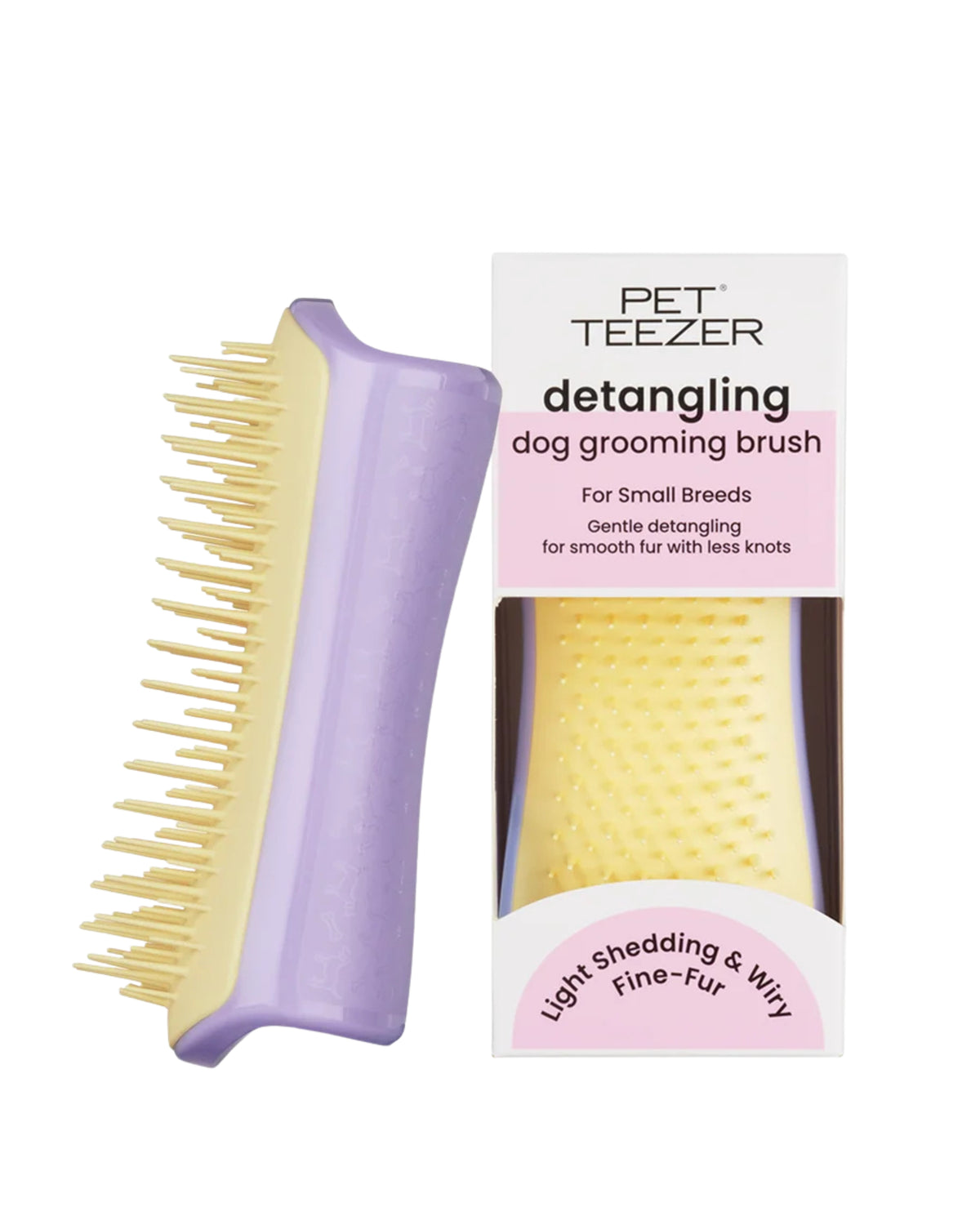 Küçük Irk Köpekler İçin Tüy Açma Fırçası Tangle Teezer Detangling Dog Grooming Brush Small